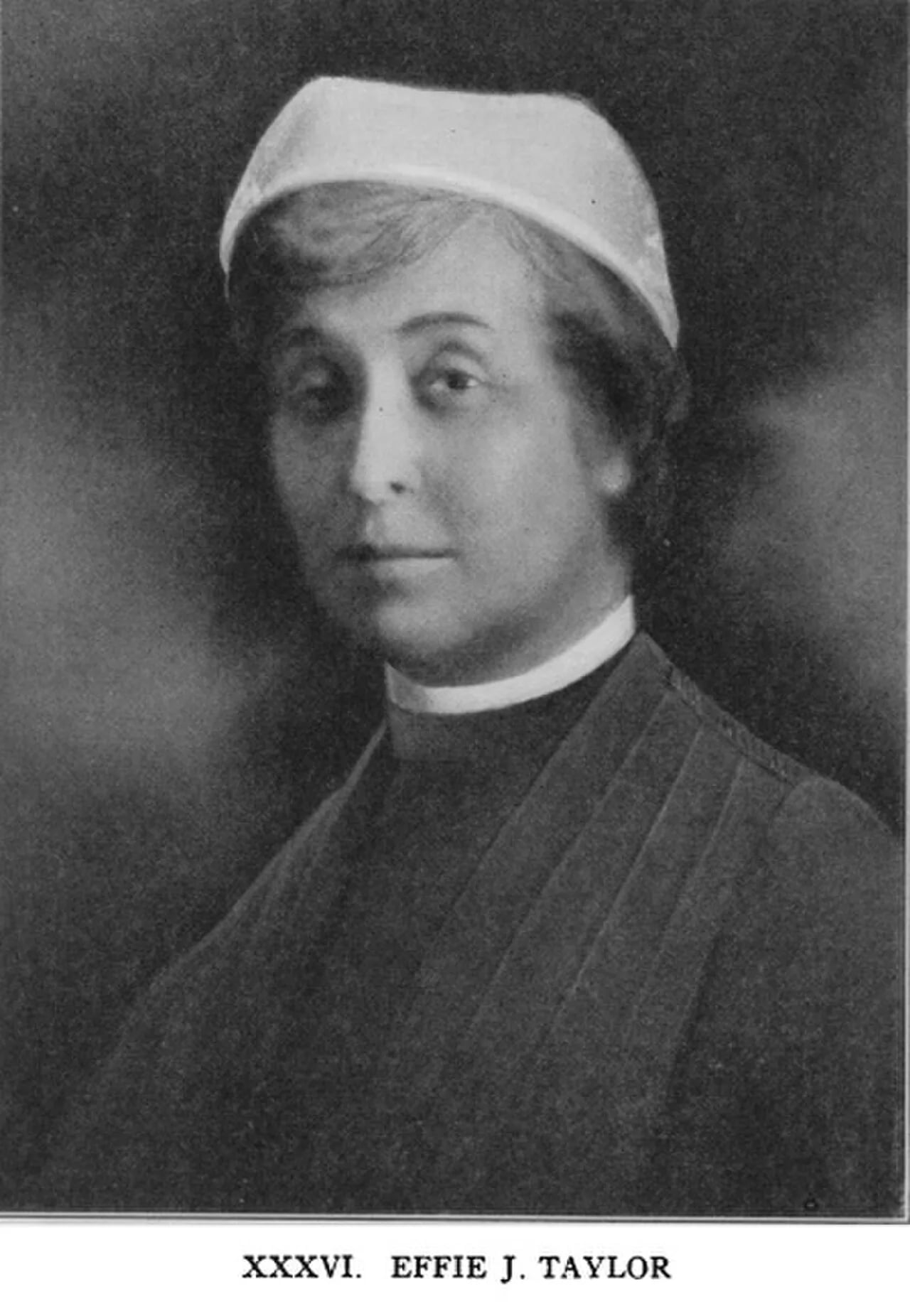 Portrait of Effie J. Taylor (1874–1970) – memorial page