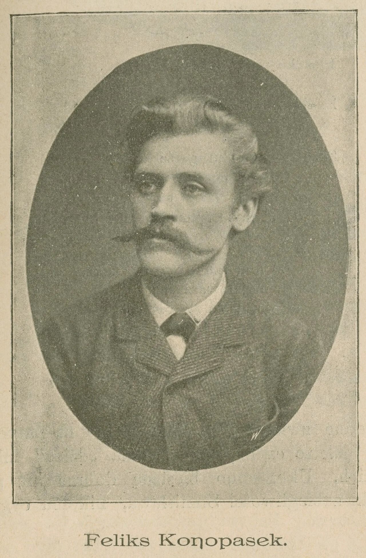 Porträt von Feliks Konopasek (1860–1930) – Gedenkseite