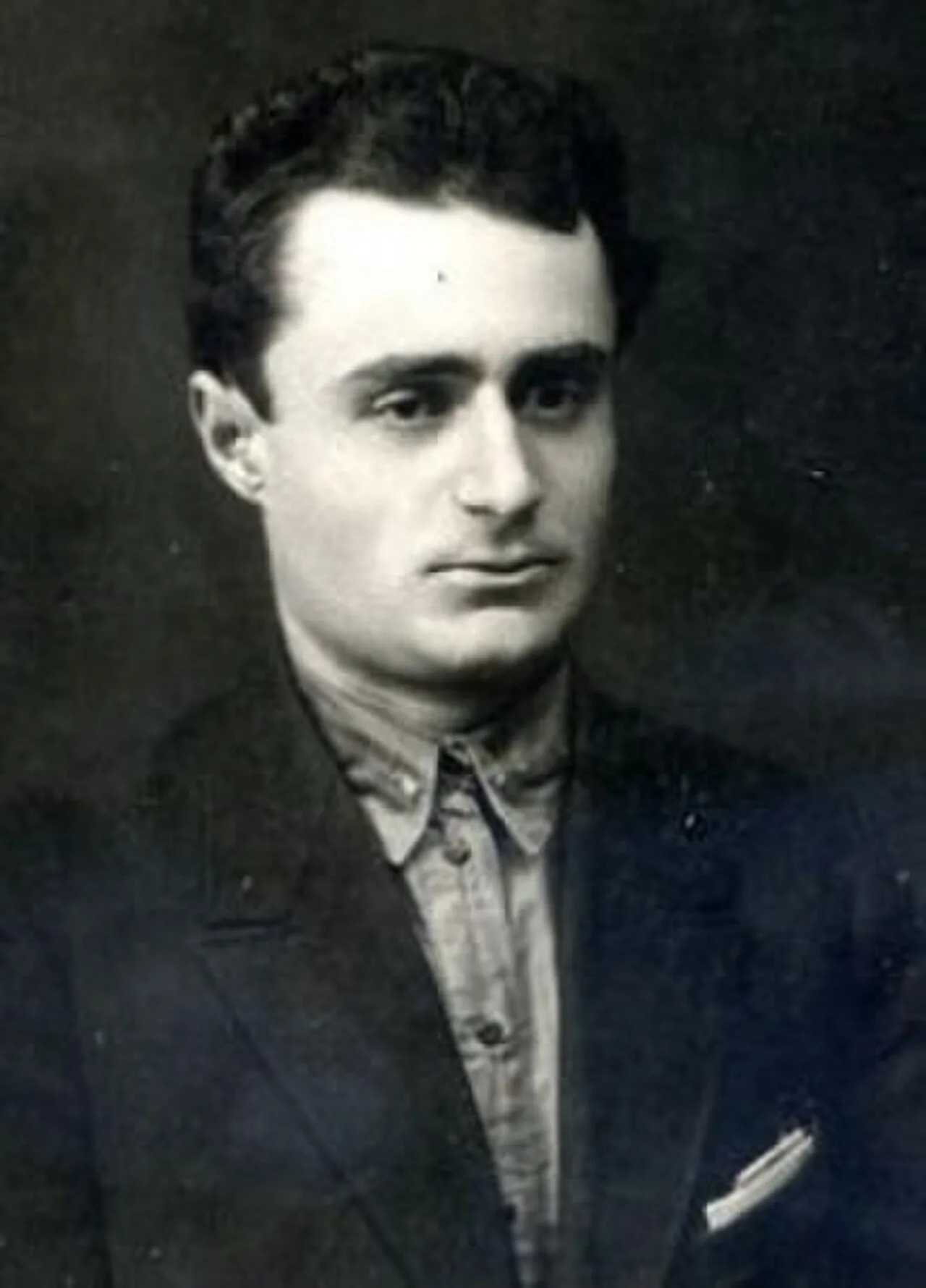 Porträt von Georgis Kostoprav (1903–1938) – Gedenkseite