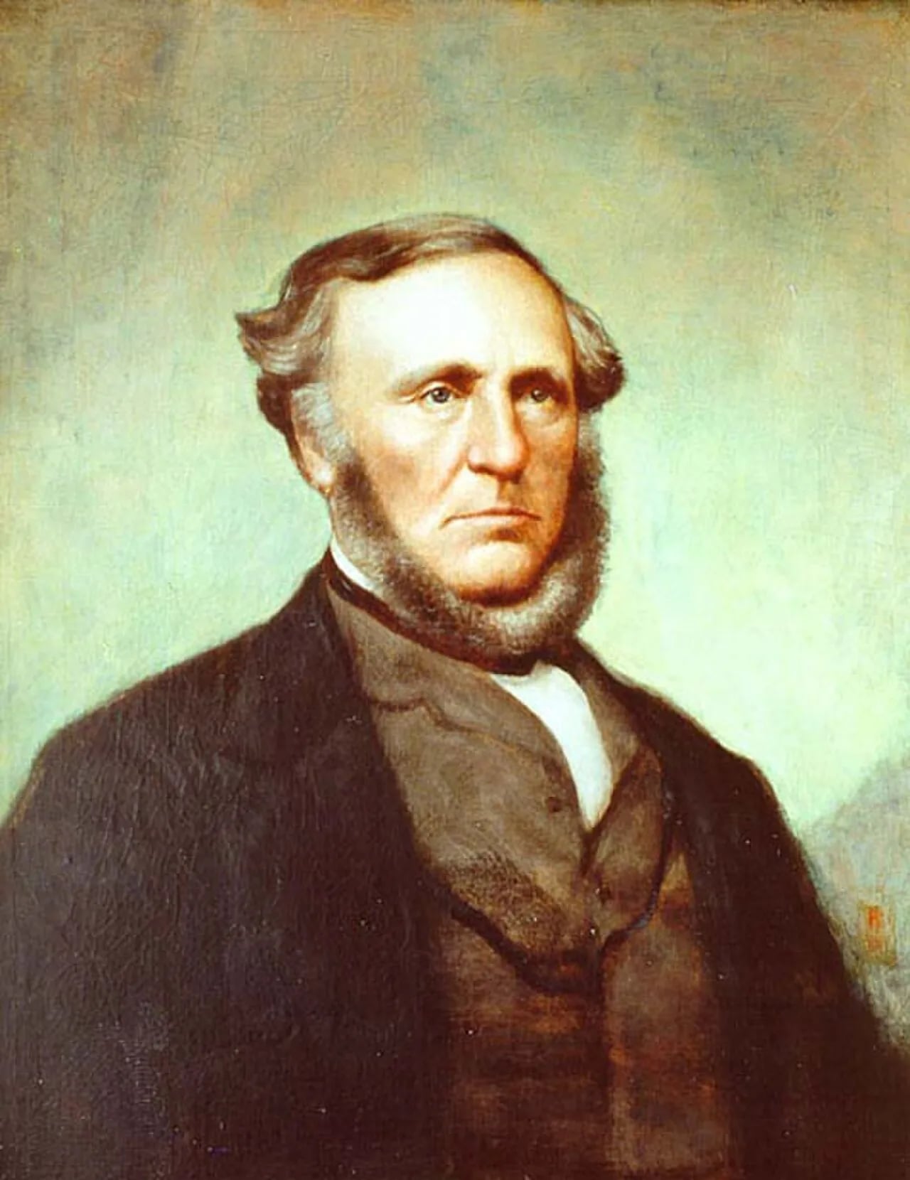Porträt von George Coles (1810–1875) – Gedenkseite