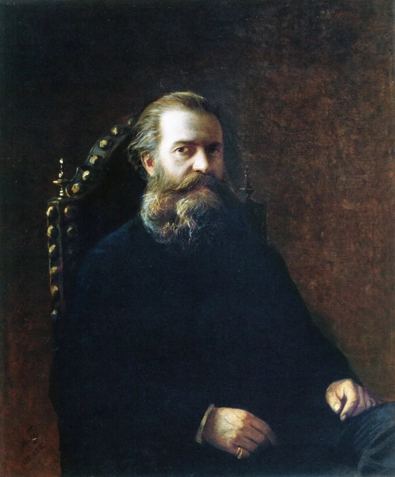 Porträt von Pjotr Arkadjewitsch Kotschubei (1825–1892) – Gedenkseite