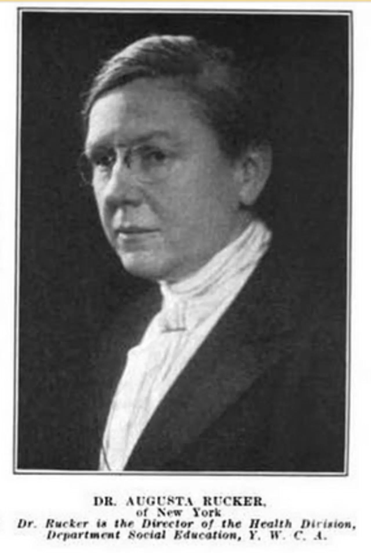 Porträt von Augusta Rucker (1873–1963) – Gedenkseite