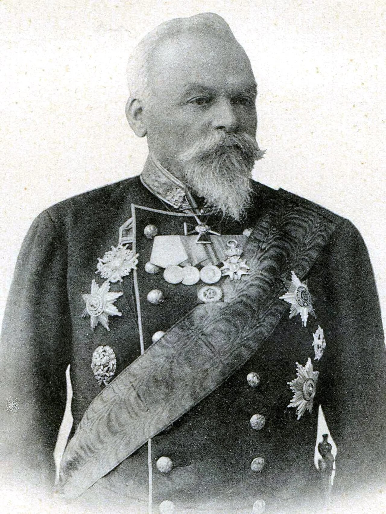 Porträt von Nikolai Alexandrowitsch Kulibin (1831–1903) – Gedenkseite