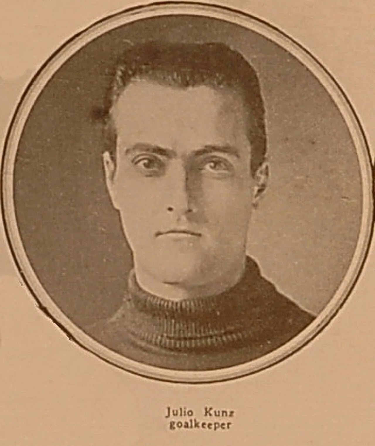 Porträt von Júlio Kuntz Filho (1897–1938) – Gedenkseite