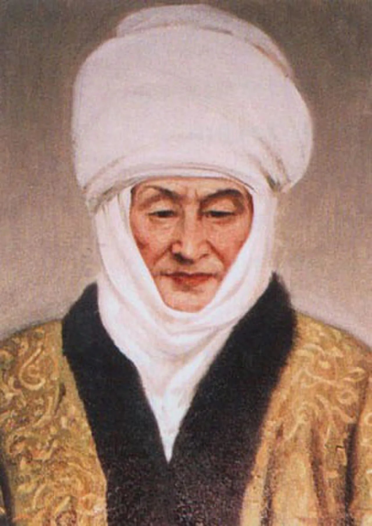 Porträt von Kurmanjan Datka (1811–1907) – Gedenkseite