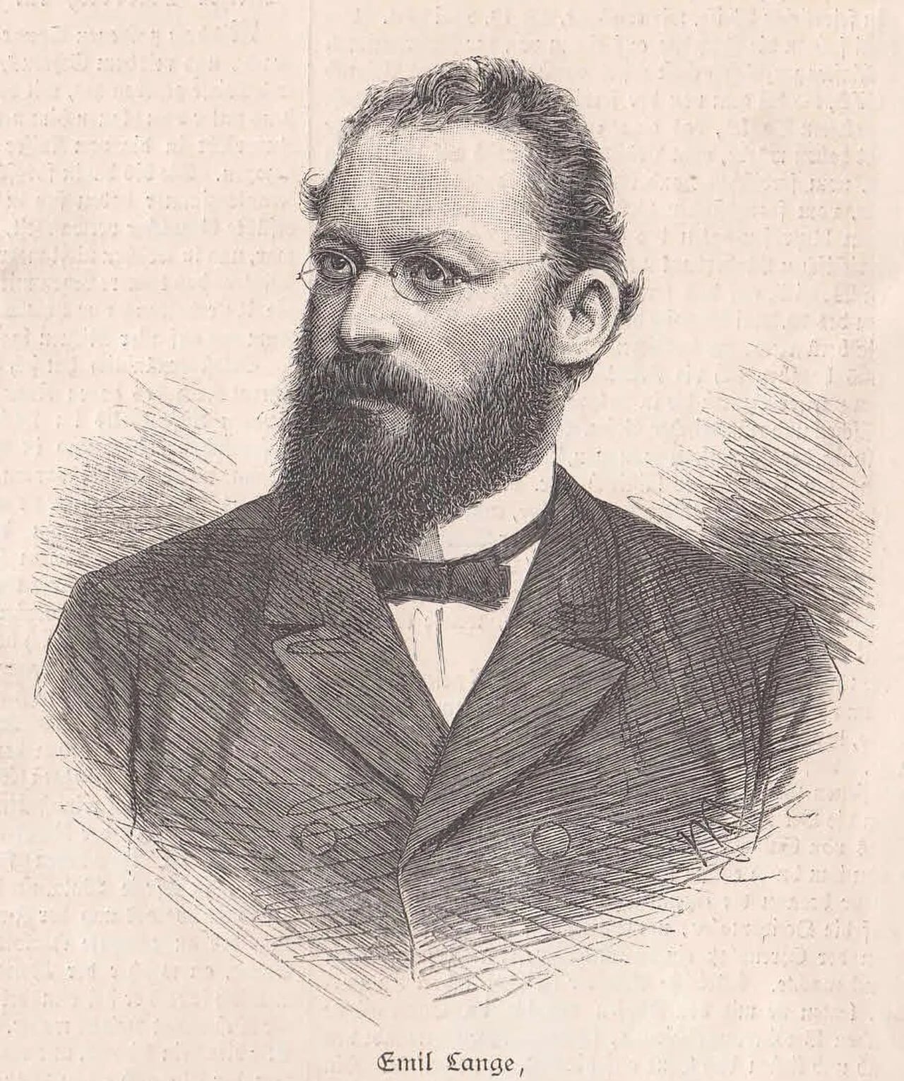 Porträt von Emil Lange (1841–1926) – Gedenkseite