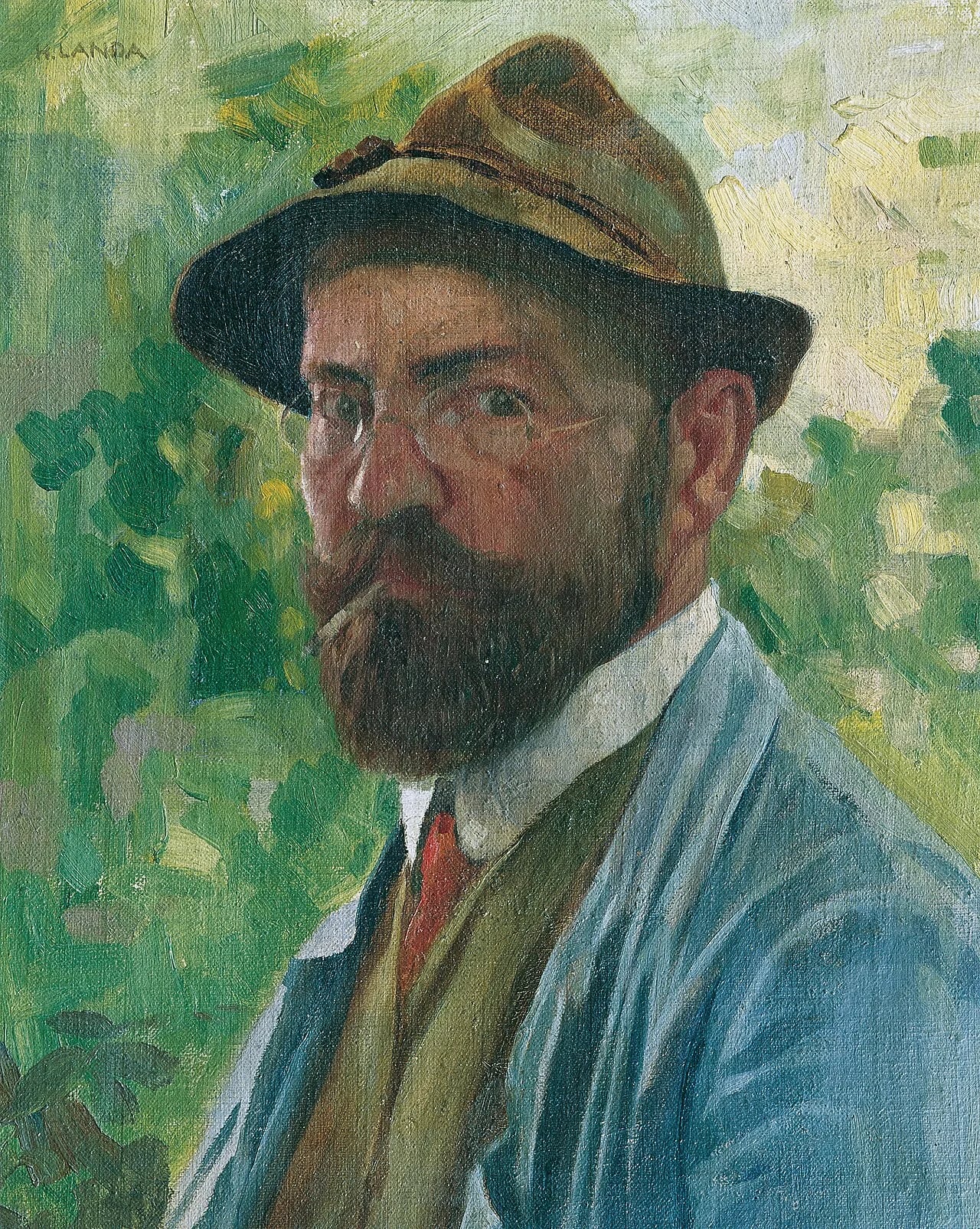 Portrait of Hubert Landa (1870–1938) – memorial page