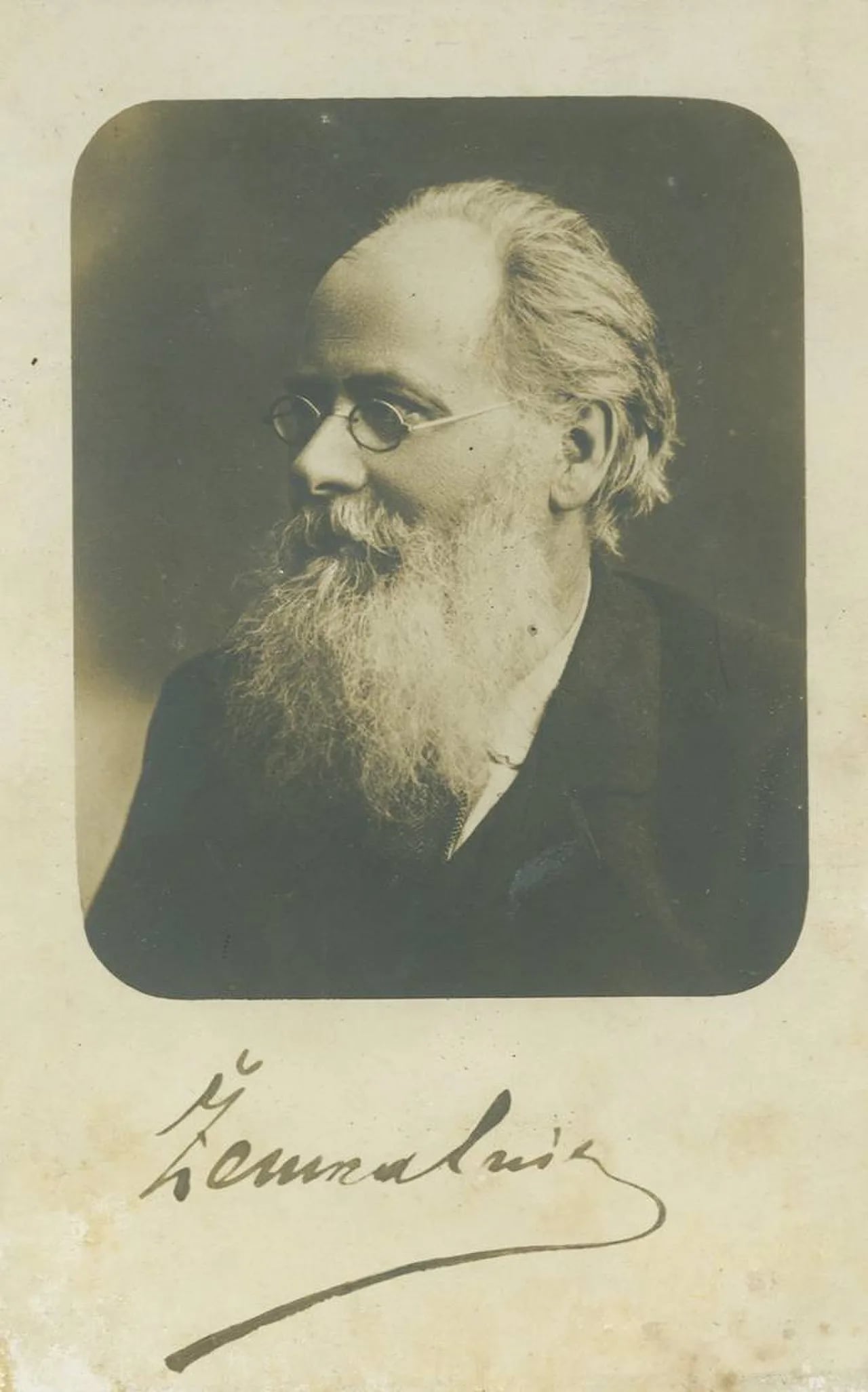 Portrait of Gabrielius Landsbergis-Žemkalnis (1852–1916) – memorial page