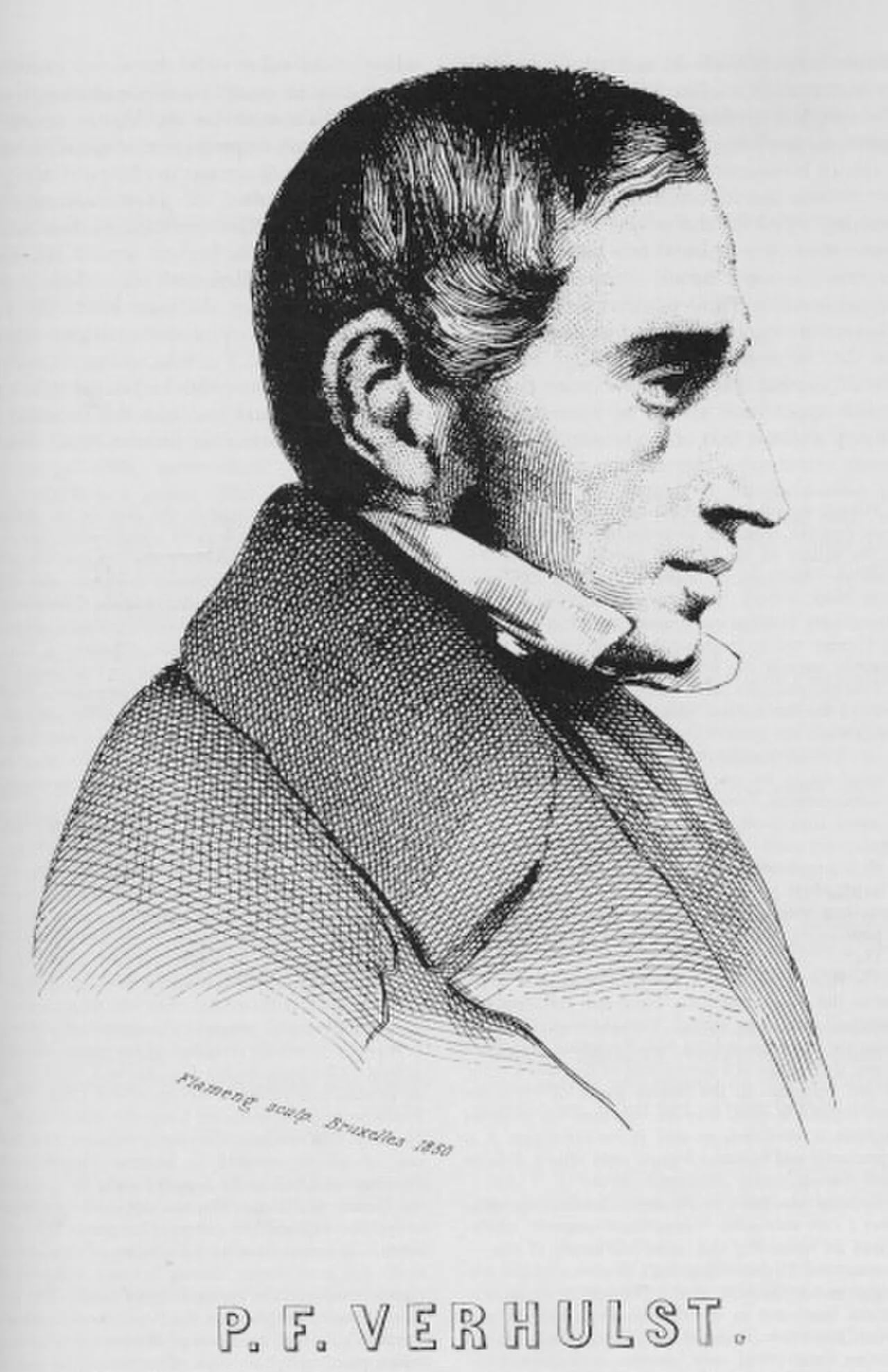 Portrait of Pierre-François Verhulst (1804–1849) – memorial page