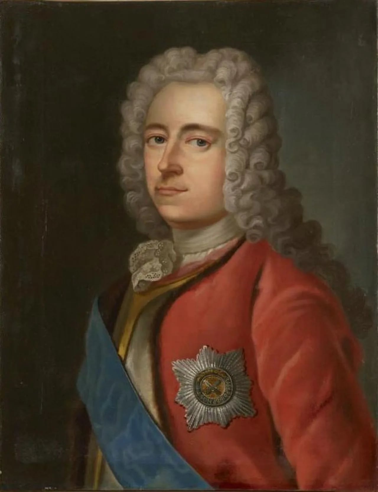 Porträt von Reinhold Gustaw von Loewenwolde (1693–1758) – Gedenkseite