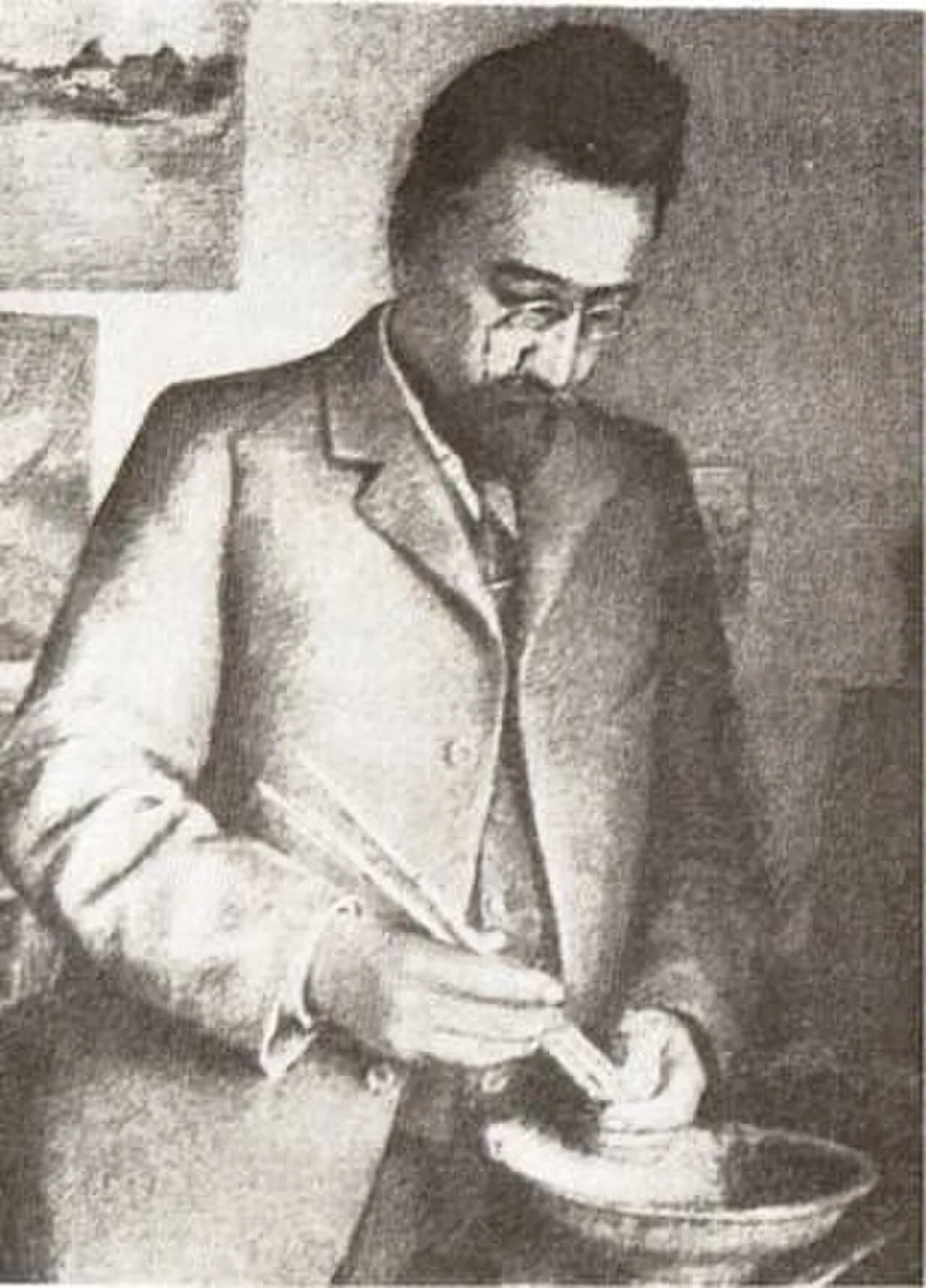 Porträt von Petro Lewtschenko (1856–1917) – Gedenkseite