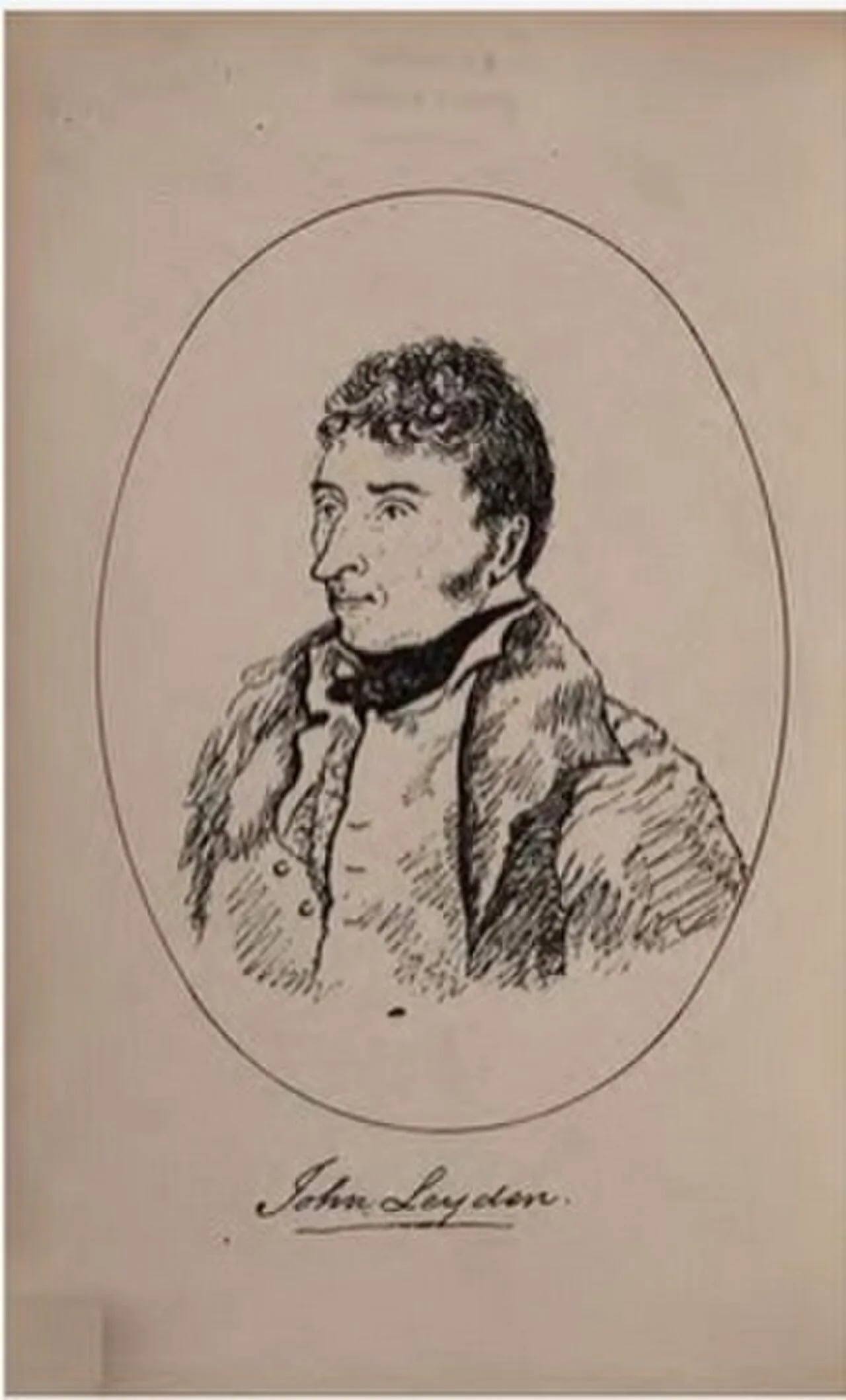 Porträt von John Leyden (1775–1811) – Gedenkseite