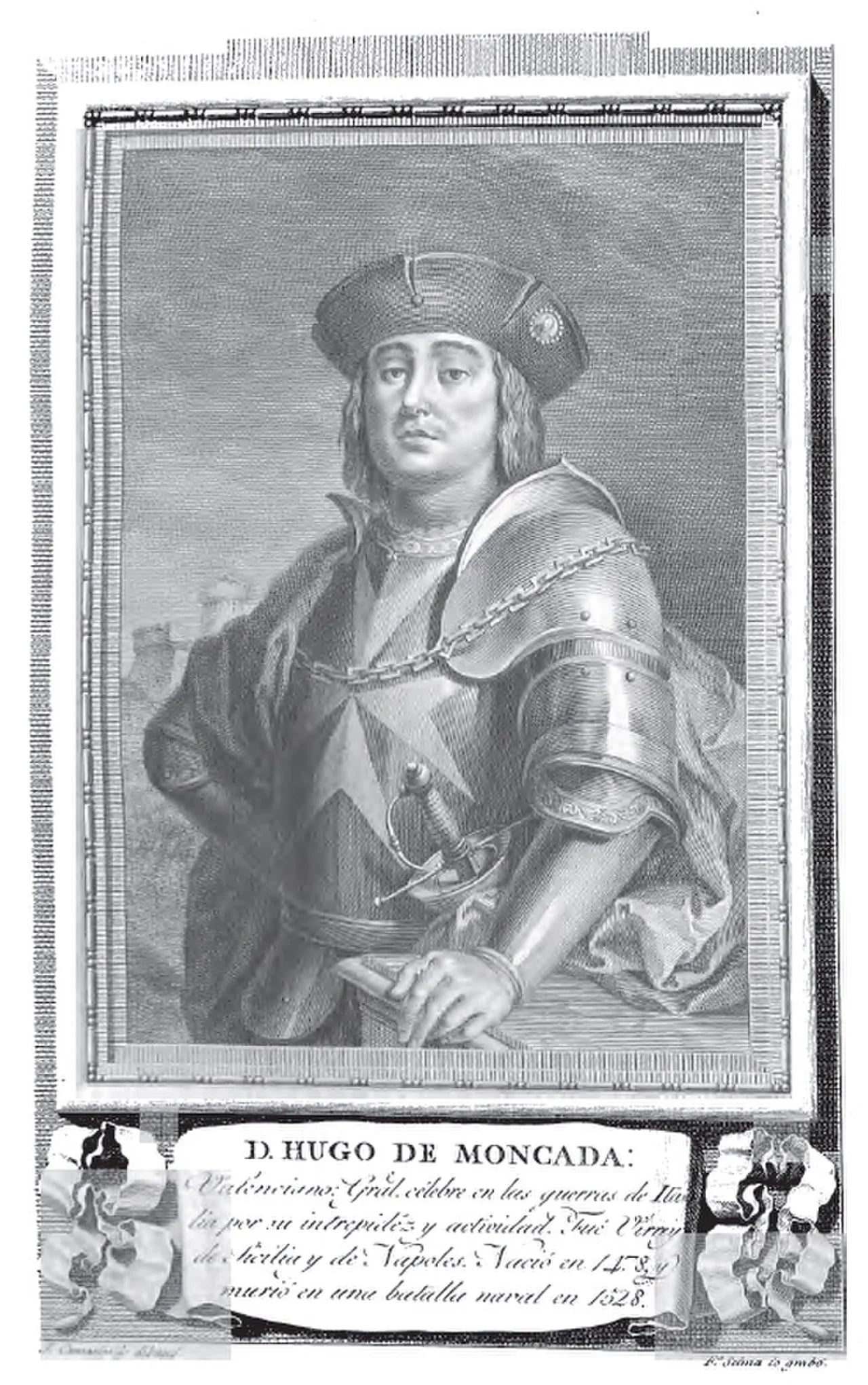 Portrait of Hugo of Moncada (1466–1528) – memorial page