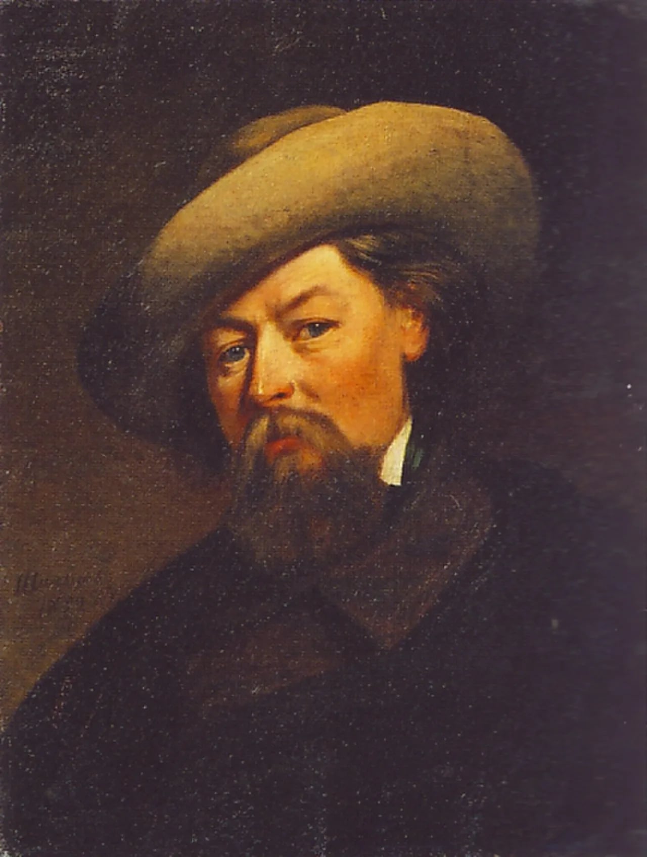 Porträt von Nikolay Lomtev (1816–1858) – Gedenkseite