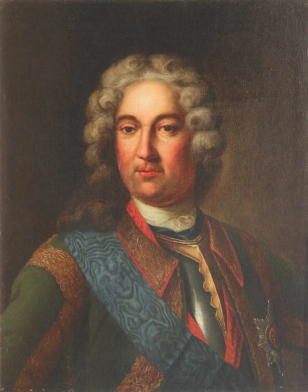 Porträt von Johann Ludwig Luberas von Pott (1687–1752) – Gedenkseite