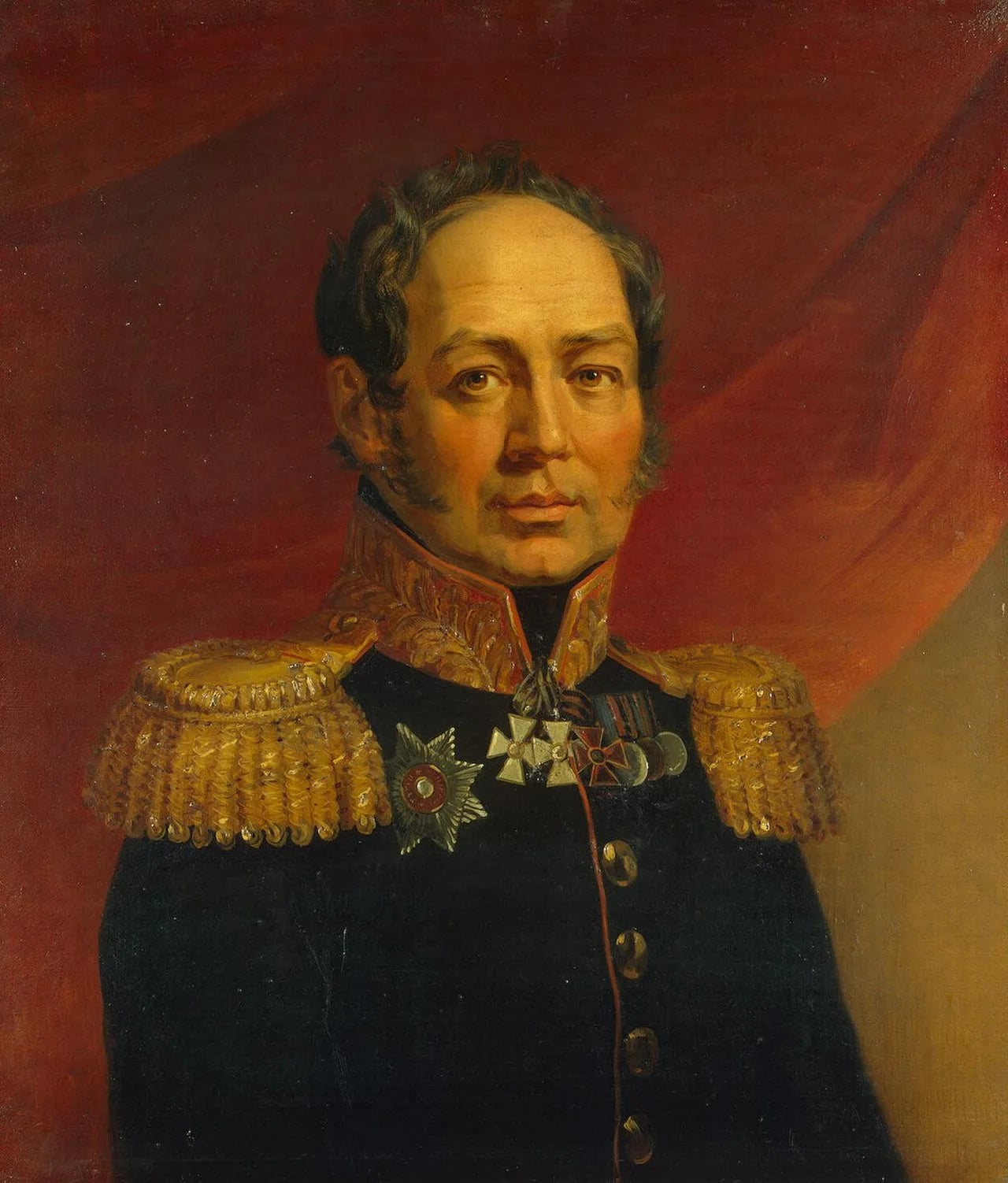 Porträt von Dmitri Wassiljewitsch Ljalin (1772–1848) – Gedenkseite