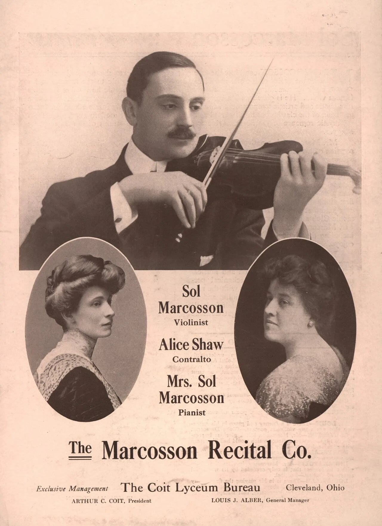 Portrait of Sol Marcosson (1869–1940) – memorial page