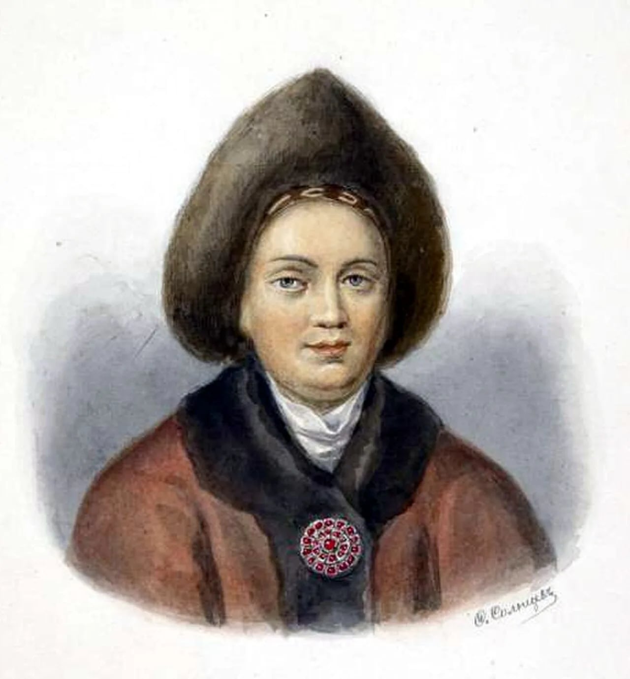 Portrait of Marfa Alexejewna (1652–1707) – memorial page
