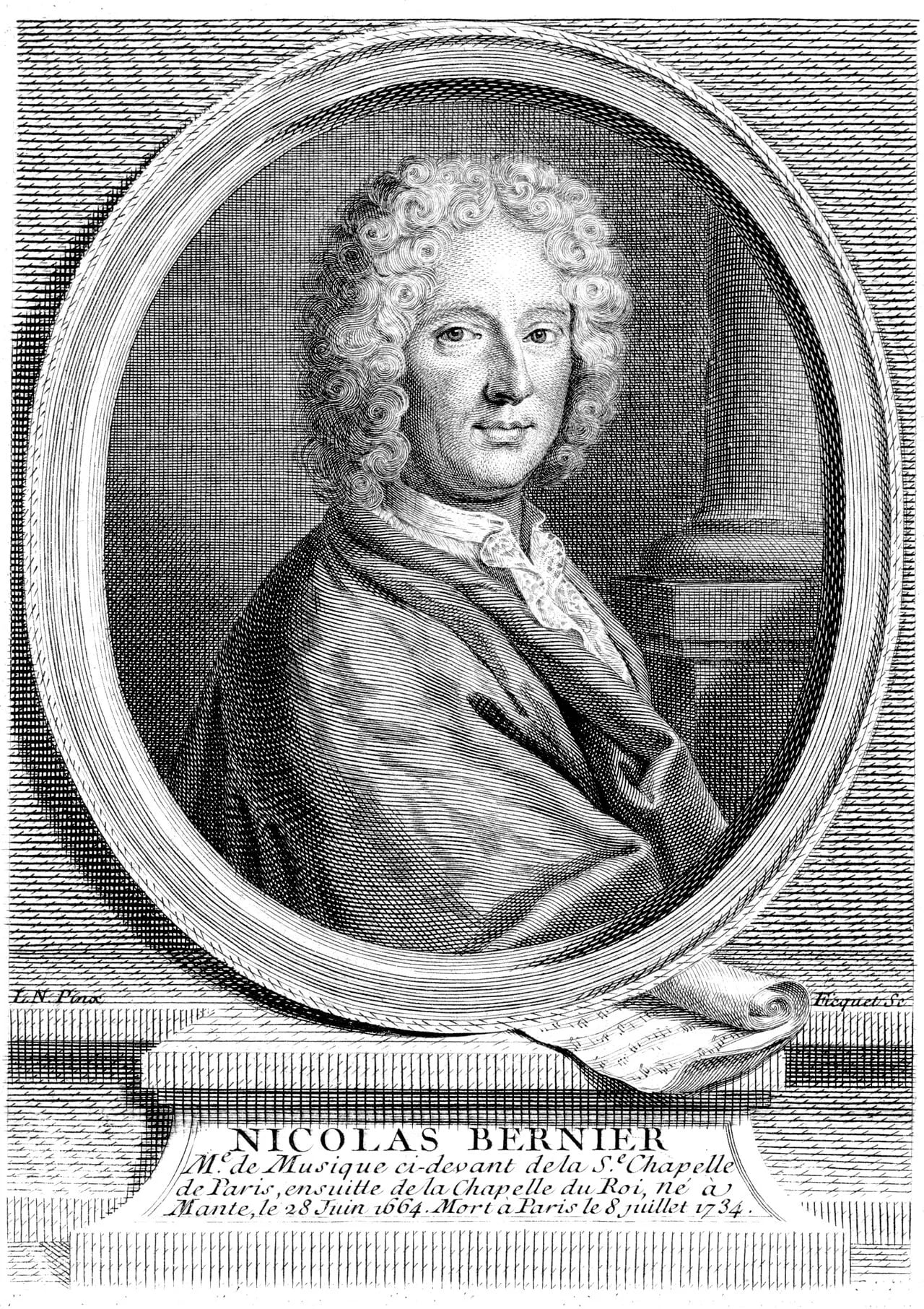 Porträt von Nicolas Bernier (1664–1734) – Gedenkseite