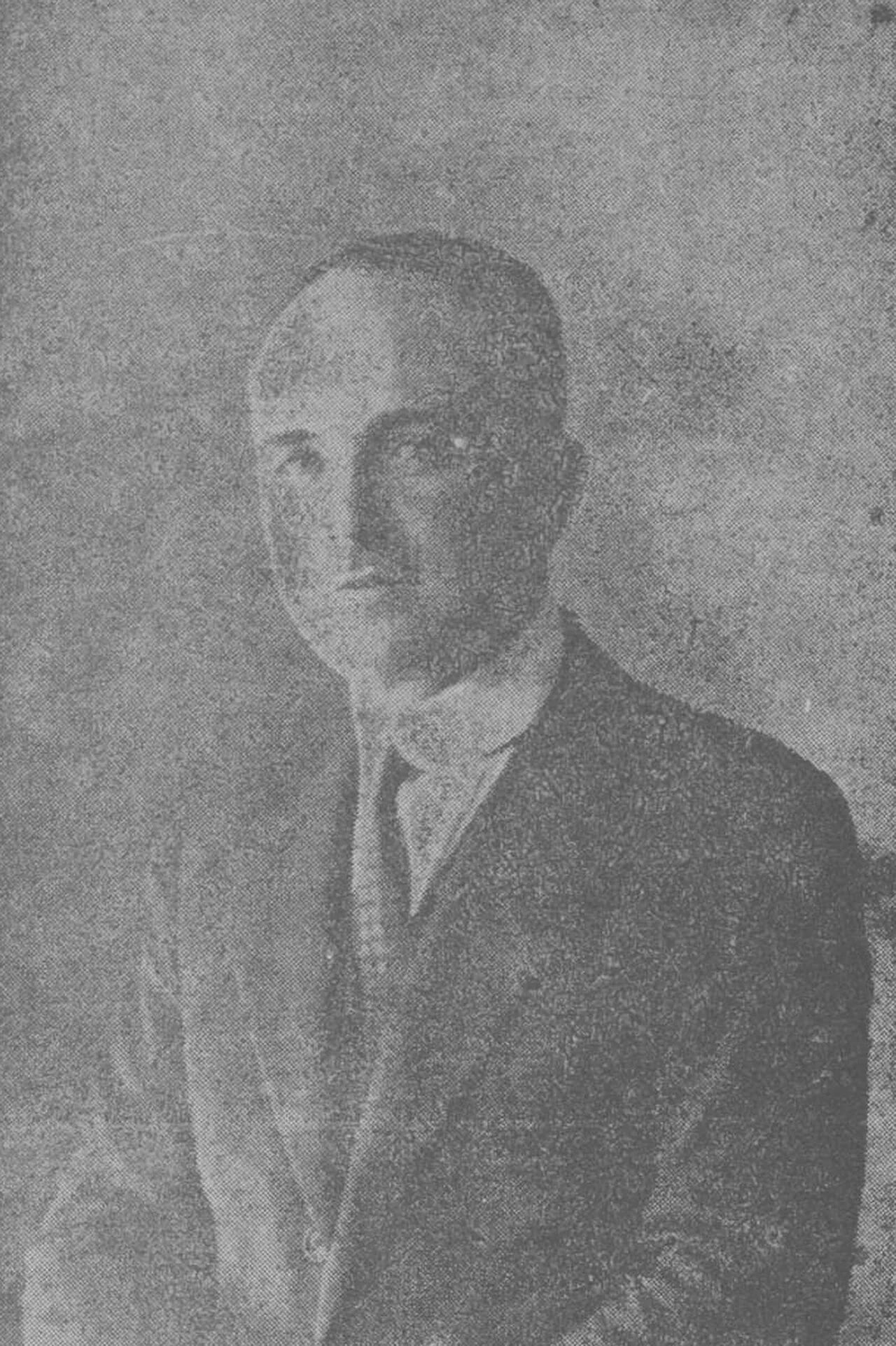 Portrait of Manuel Aguirre de Cárcer (1882–1969) – memorial page