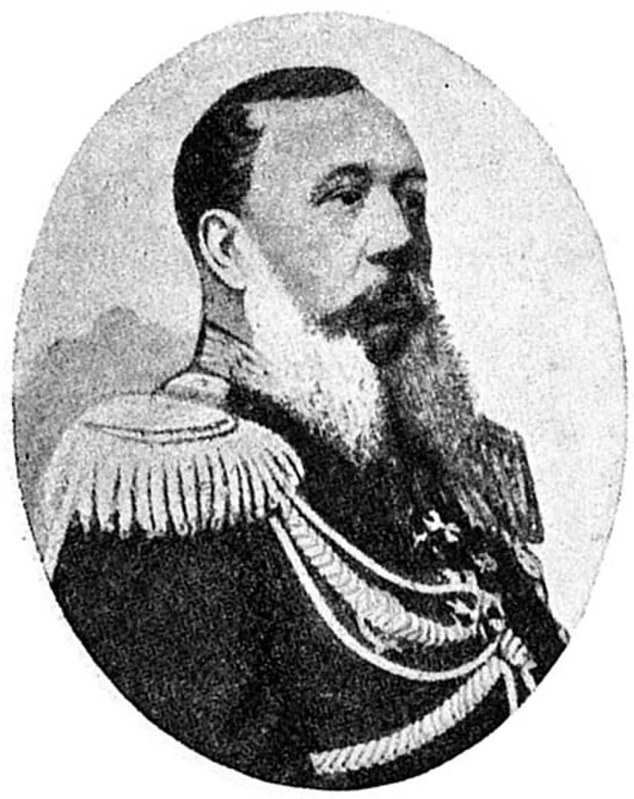 Porträt von Menkov Pyotr (1814–1875) – Gedenkseite