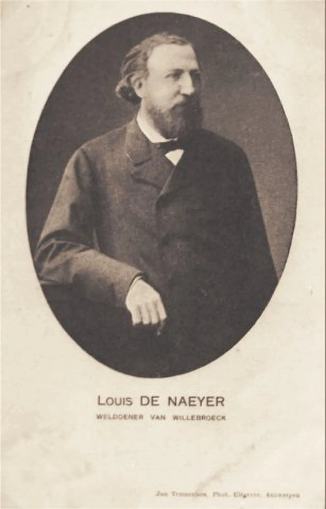 Porträt von Louis De Naeyer (1827–1902) – Gedenkseite