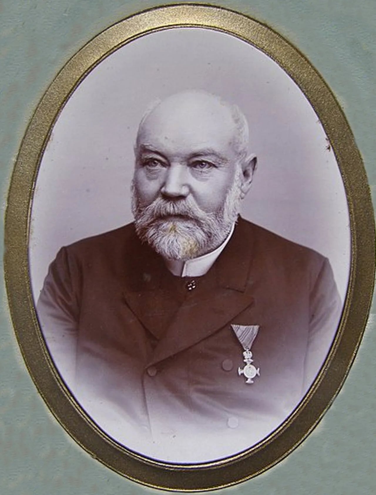 Porträt von Josef Hlaváček (1831–1911) – Gedenkseite