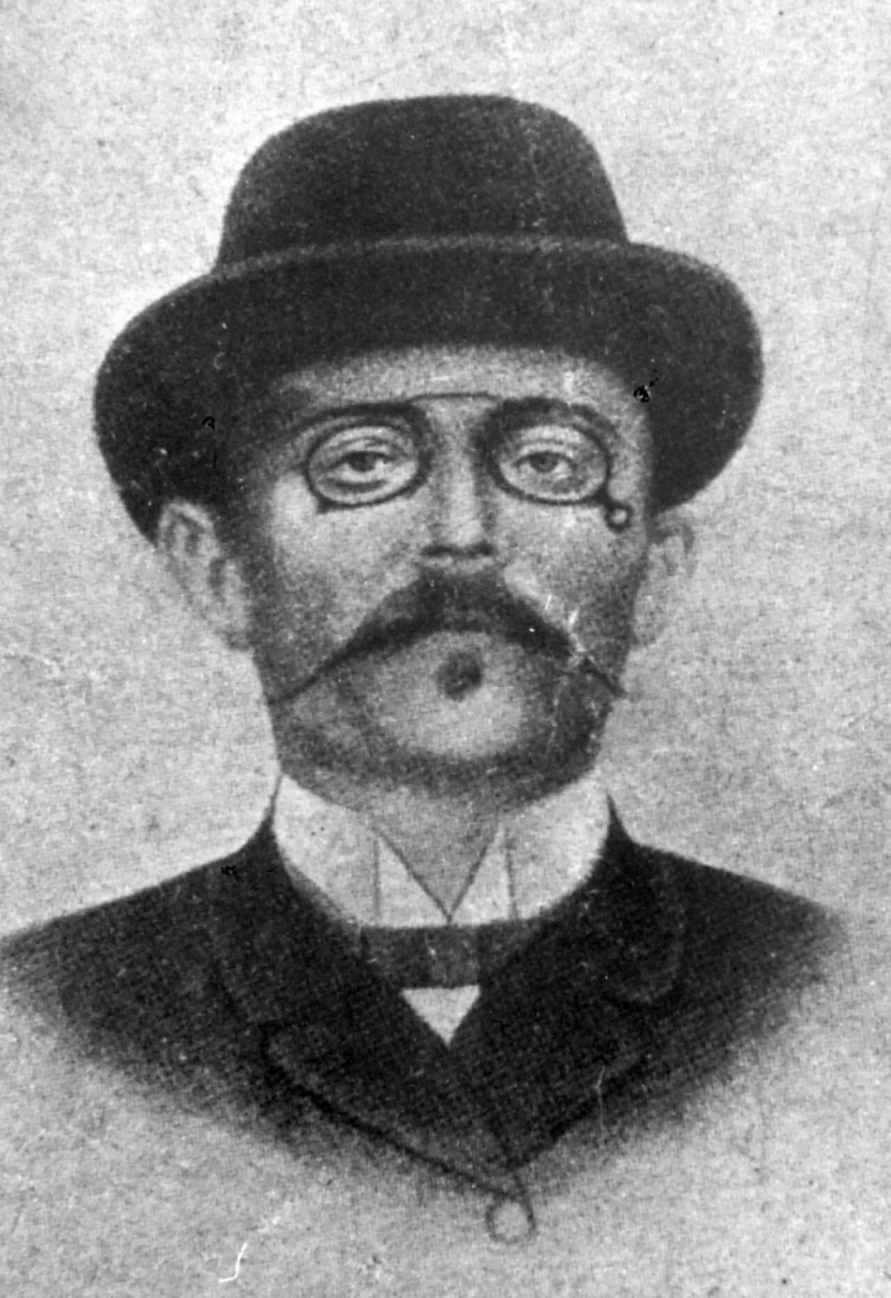 Porträt von Valerián Pejša (1858–1893) – Gedenkseite