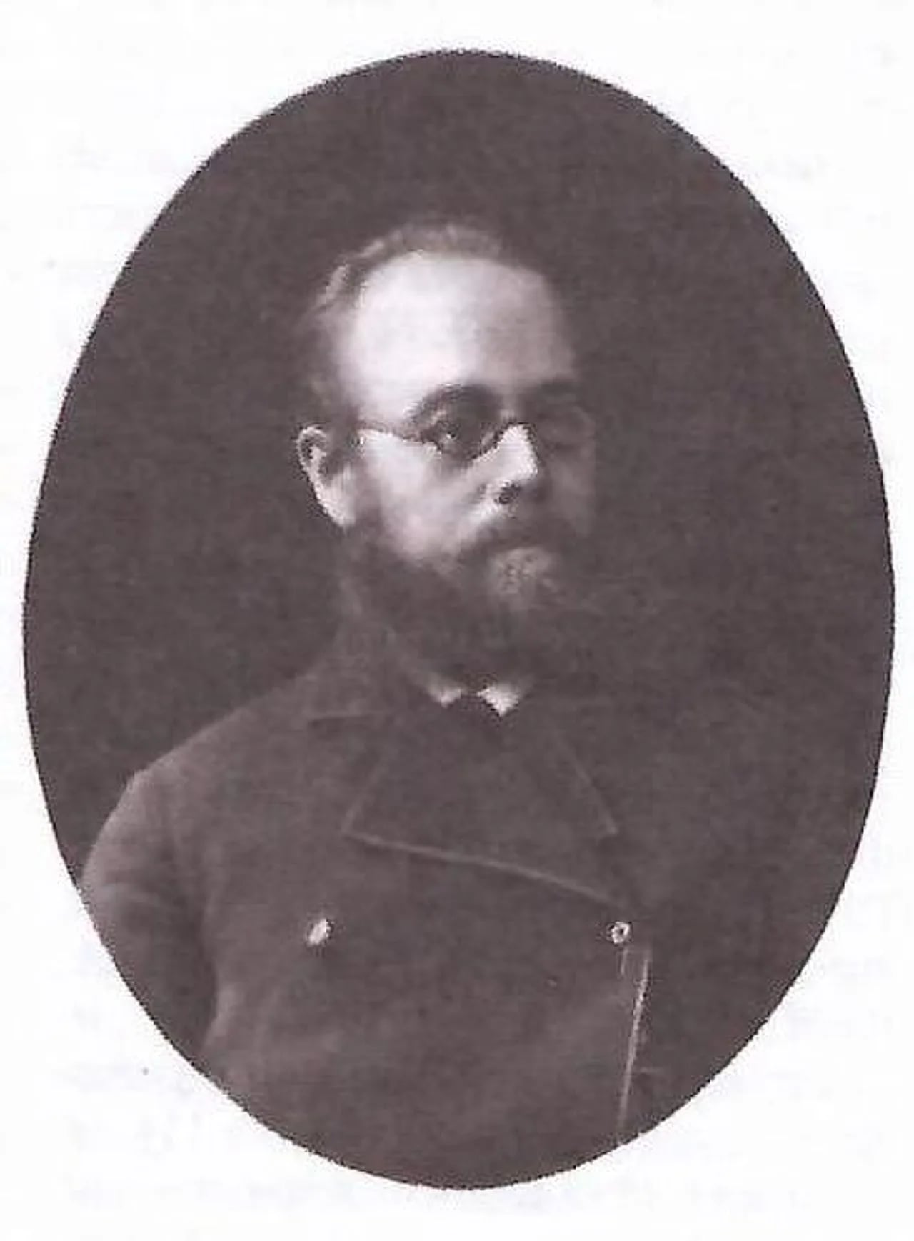 Porträt von Vladimir Mikhnevich (1841–1899) – Gedenkseite