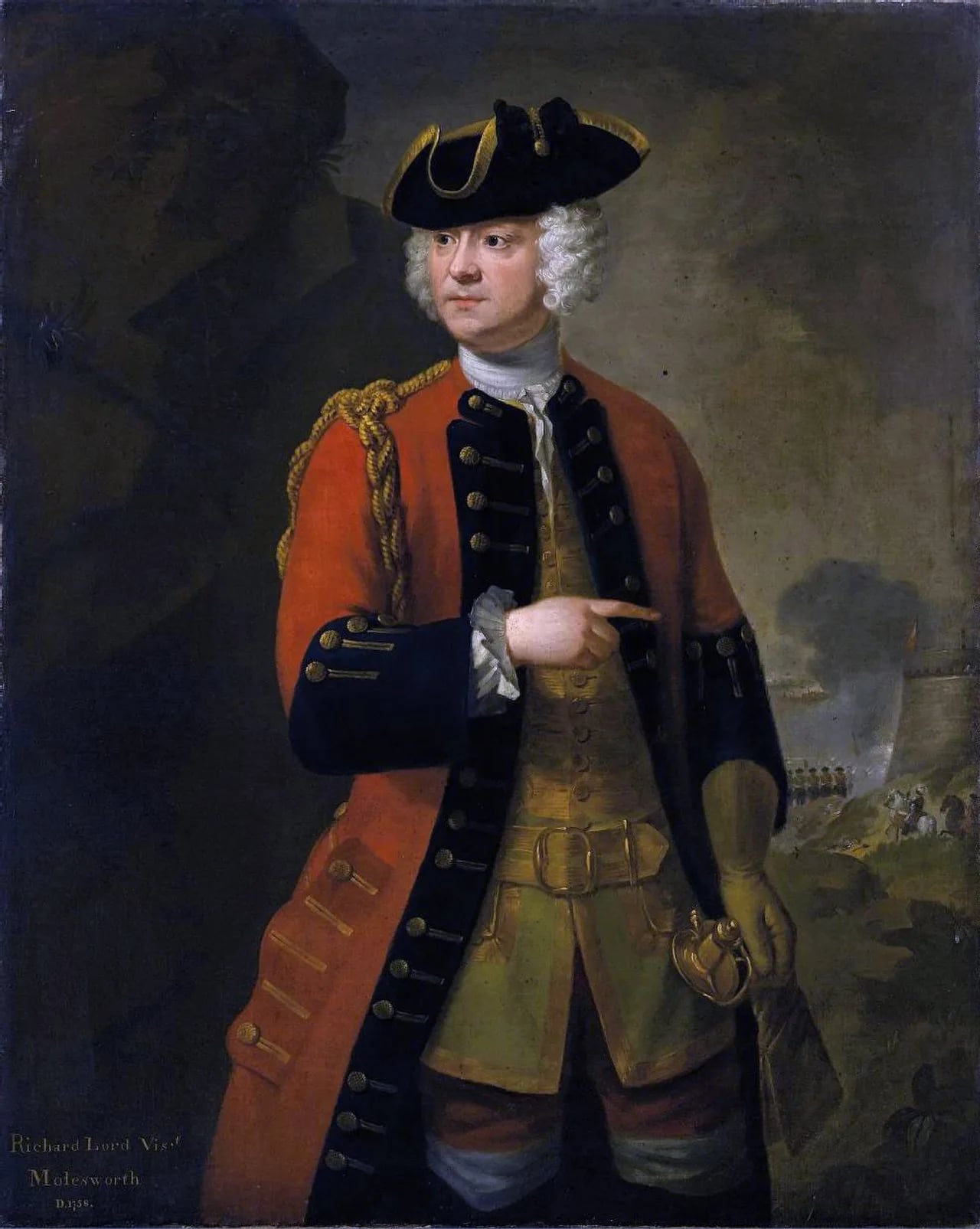 Porträt von Richard Molesworth, 3rd Viscount Molesworth (1680–1758) – Gedenkseite