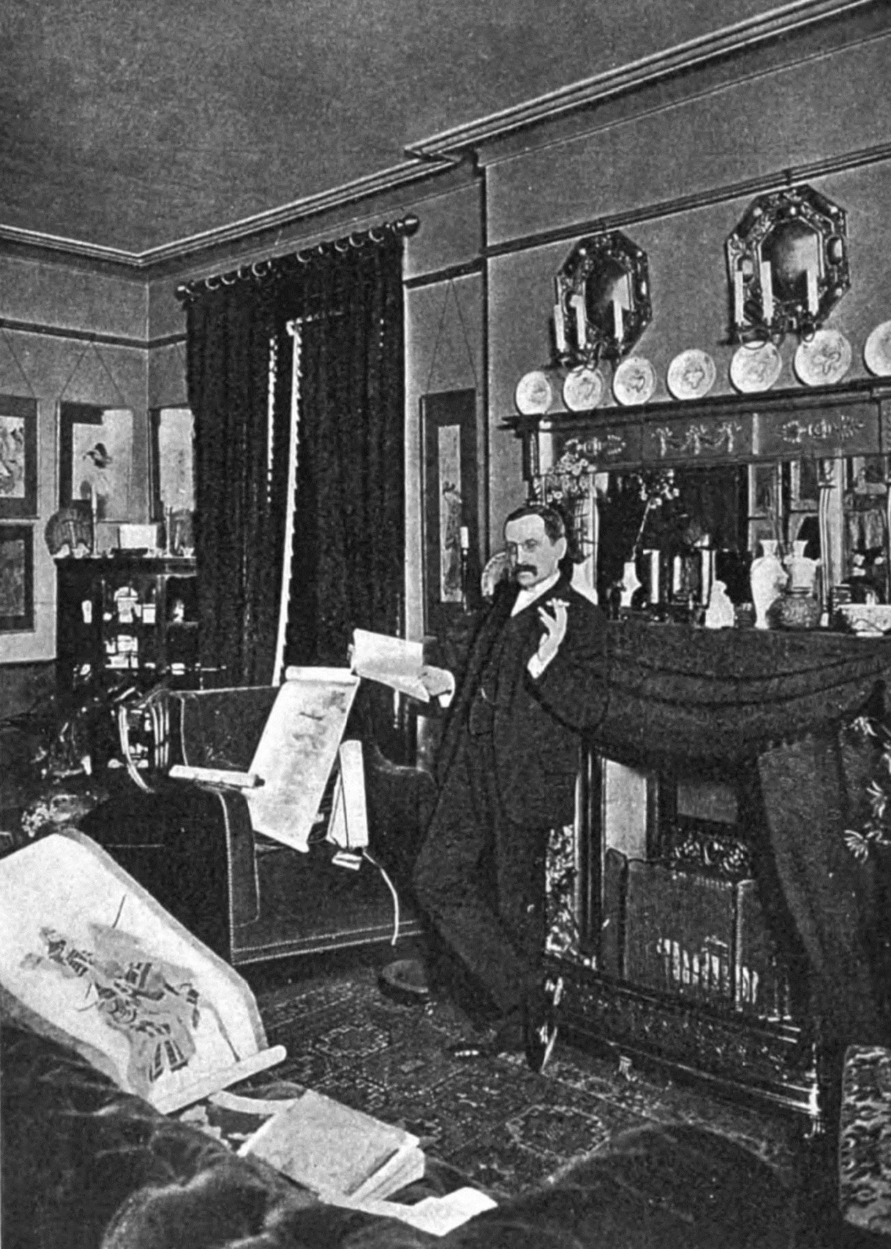Porträt von Arthur Morrison (1863–1945) – Gedenkseite