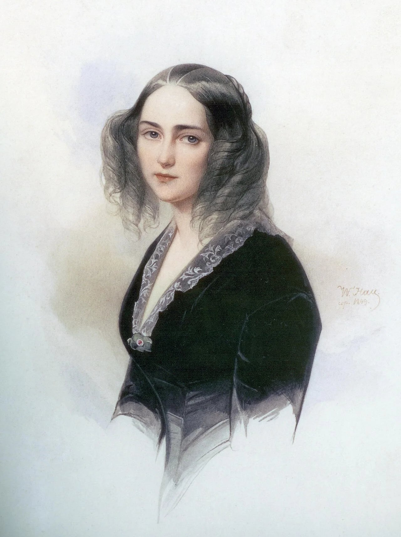 Portrait of Emilija Karlowna Mussina-Puschkina (1810–1846) – memorial page