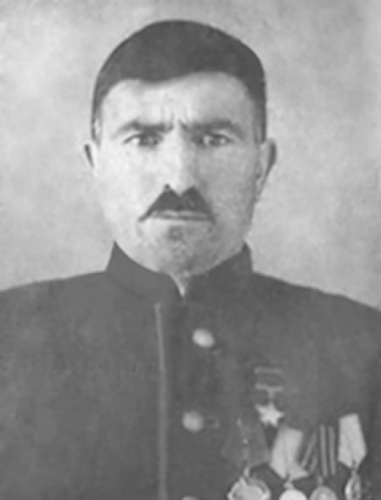 Porträt von Bakir Mustafayev (1898–1978) – Gedenkseite