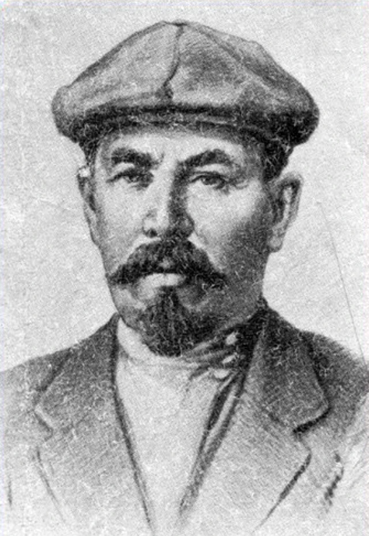Porträt von Fjodor Nikanorowitsch Muchin (1878–1919) – Gedenkseite