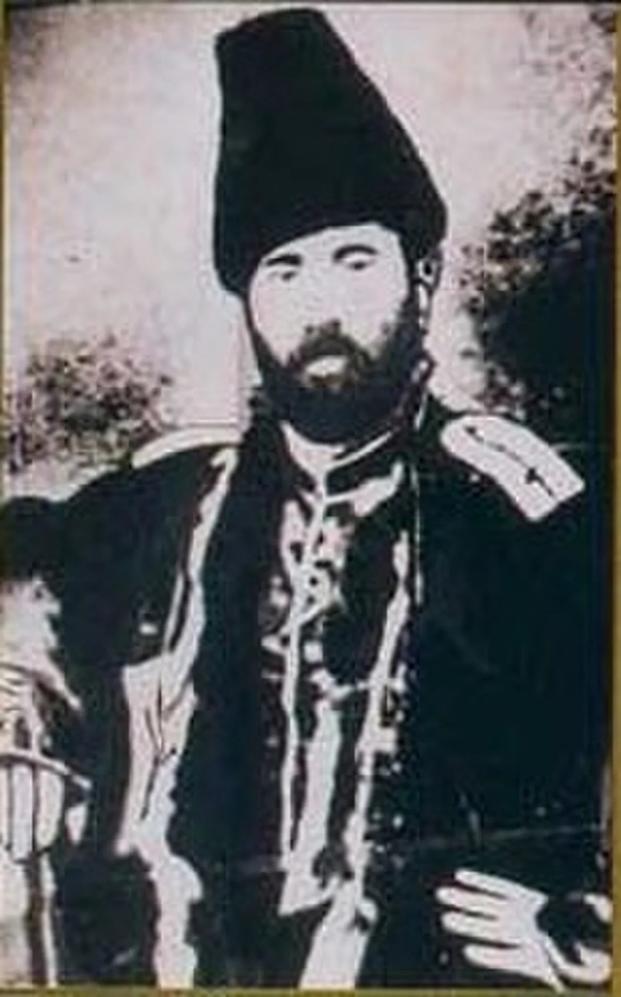 Porträt von Ismail Khan Nakhchivanski (1819–1909) – Gedenkseite