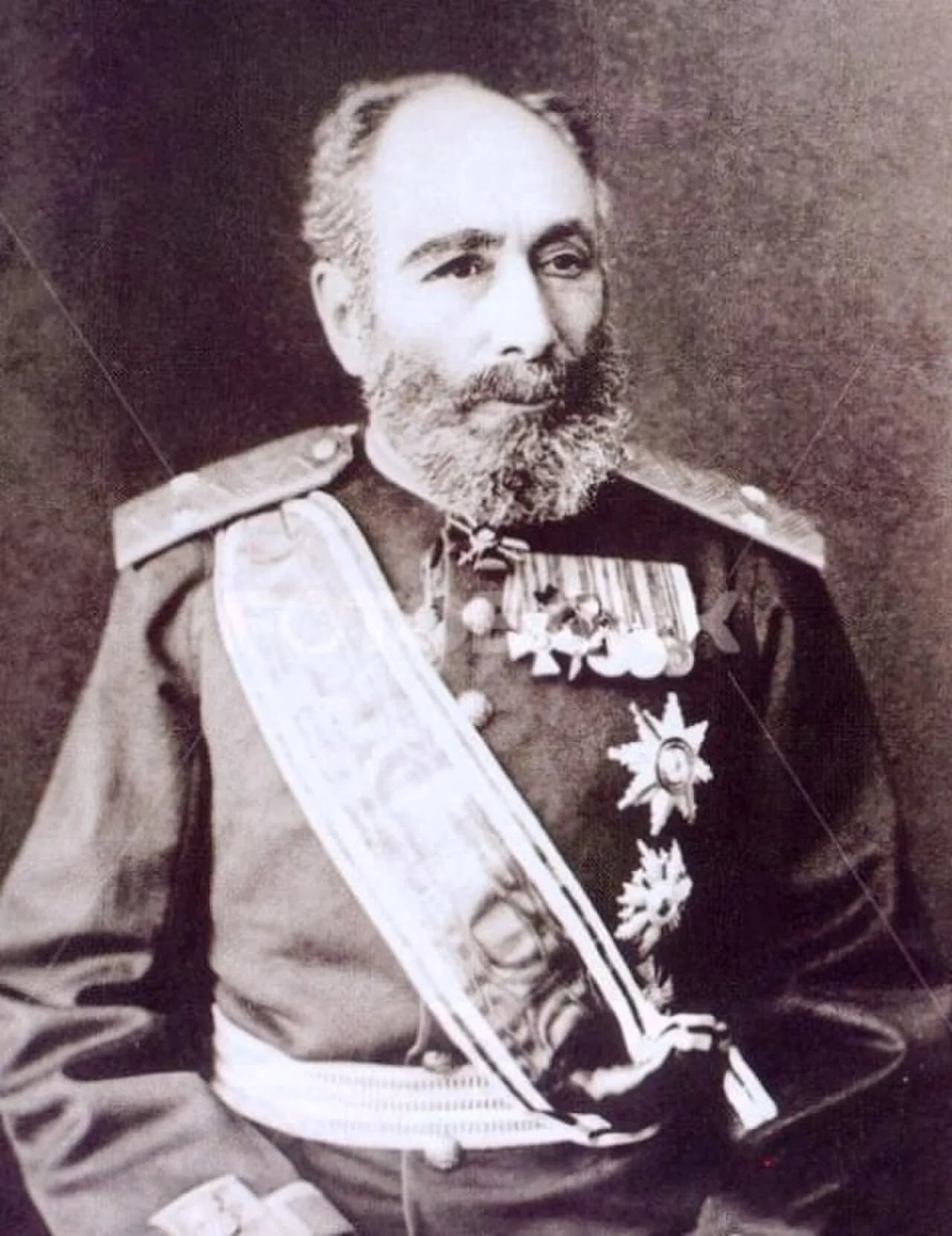 Porträt von Kelbali Khan Nakhchivanski (1824–1883) – Gedenkseite