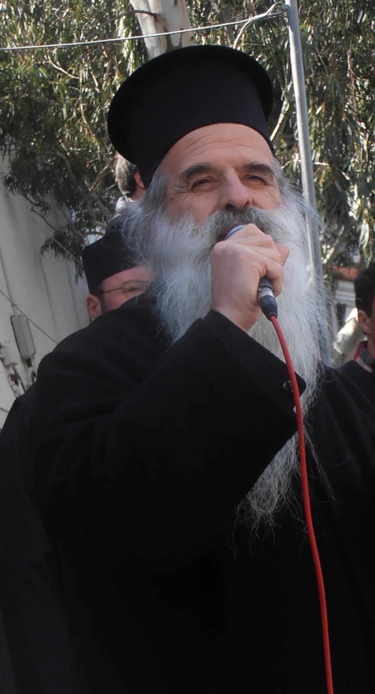 Portrait of Bishop of Petra and Cherronisos Nektarios Papadakis (1951–2015) – memorial page