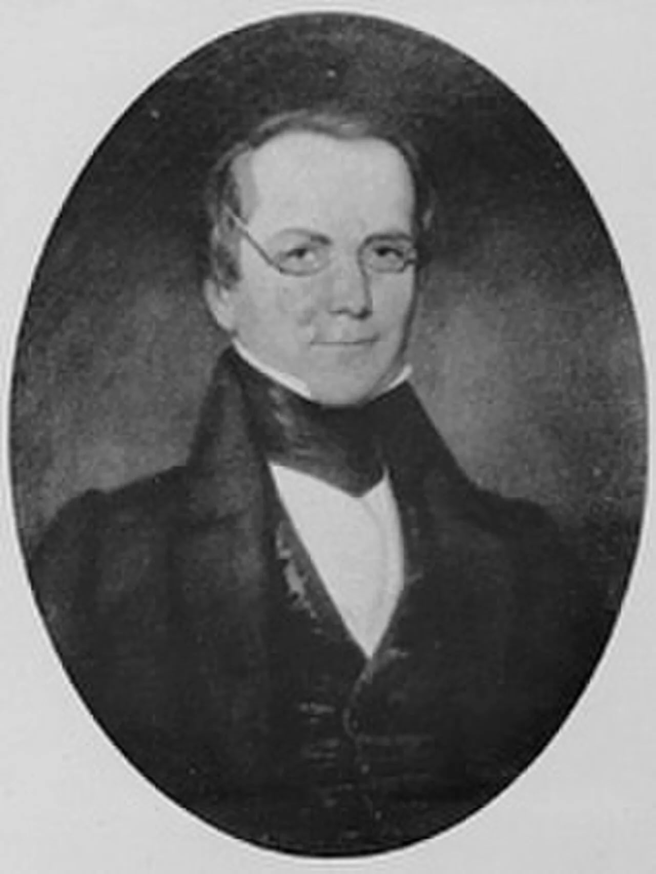 Porträt von Isaac S. Pennybacker (1805–1847) – Gedenkseite