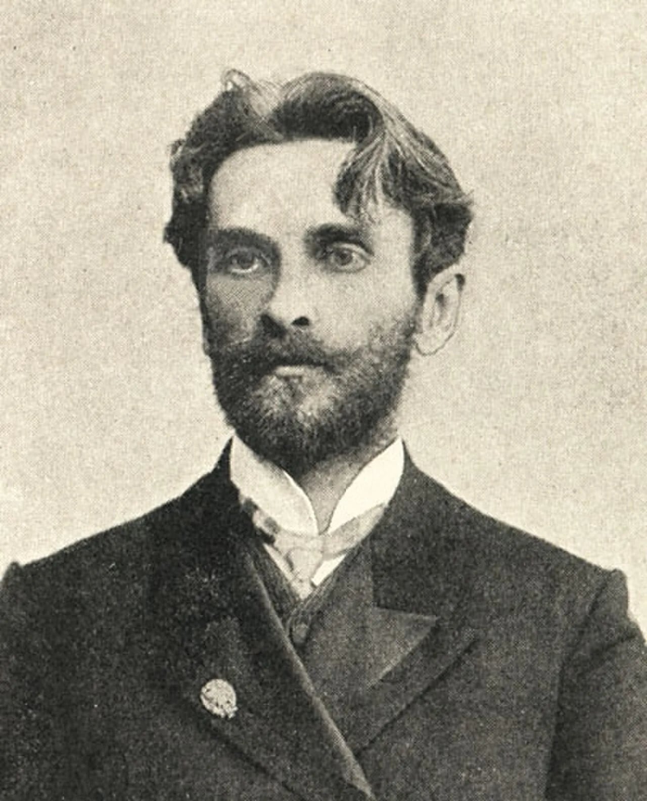 Porträt von Nikolaevskiy Nikolay Fedorovich (1870–1920) – Gedenkseite