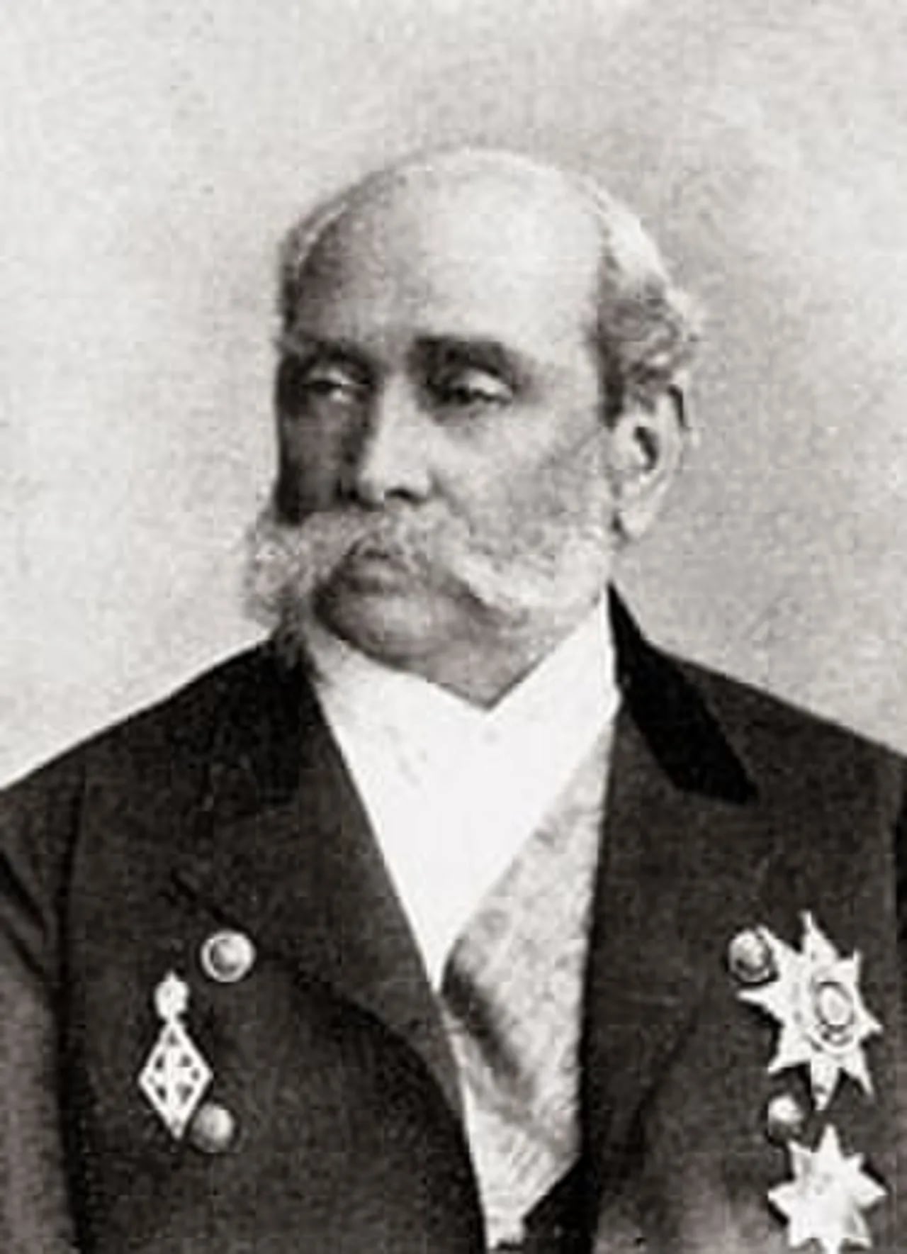 Porträt von Jewgeni Petrowisch Nowikow (1826–1903) – Gedenkseite