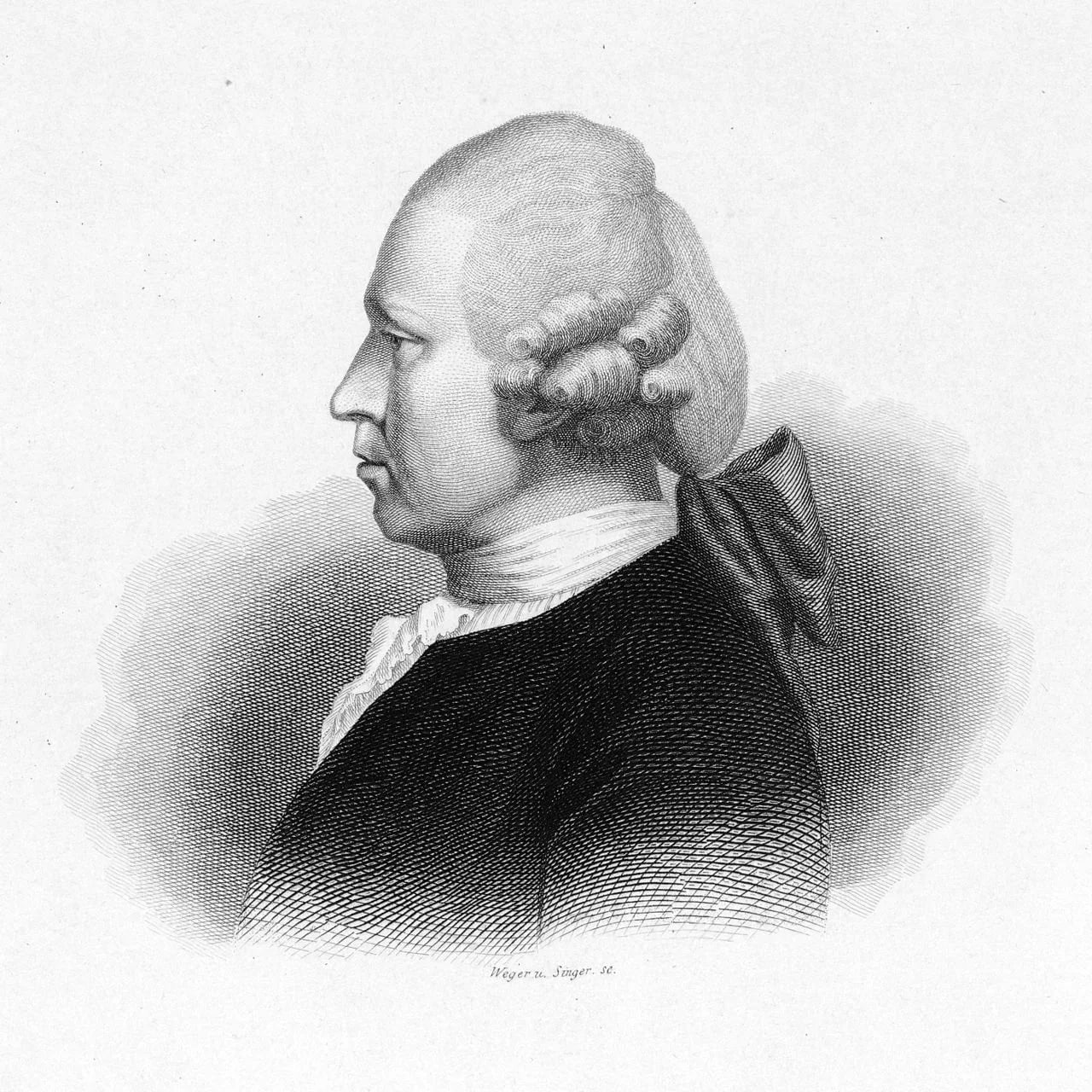 Portrait of Johann Adam Hiller (1728–1804) – memorial page