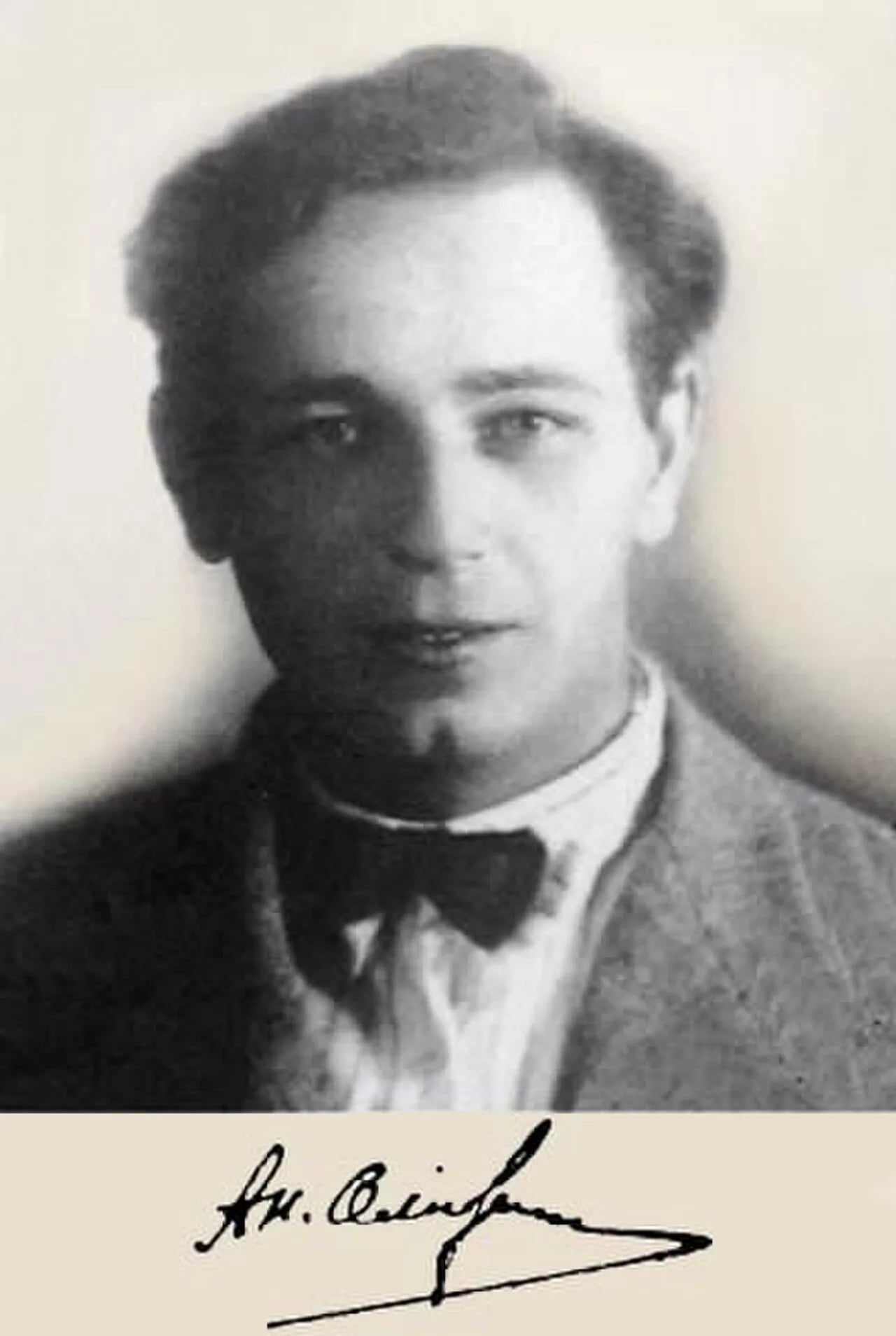 Porträt von Anatol Olijnyk (1902–1936) – Gedenkseite