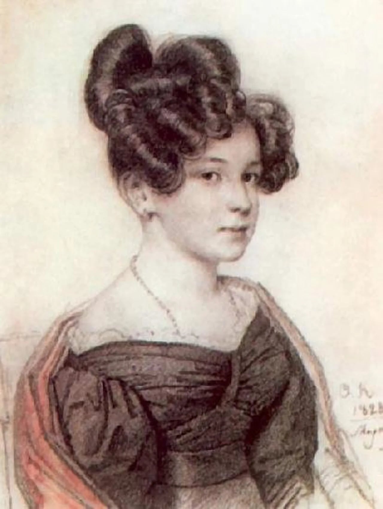 Portrait of Anna Alexejewna Olenina (1807–1888) – memorial page