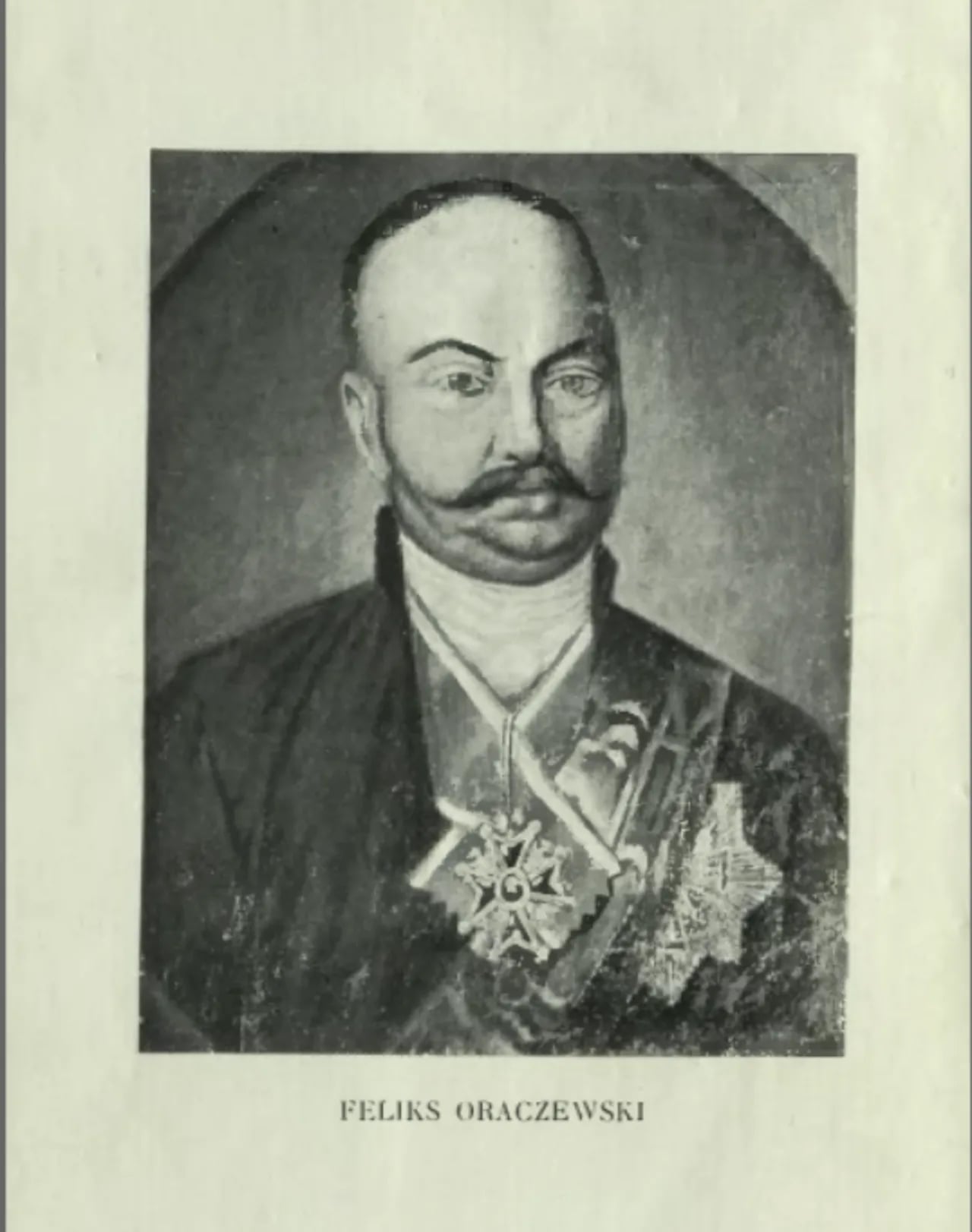 Porträt von Feliks Oraczewski (1739–1799) – Gedenkseite