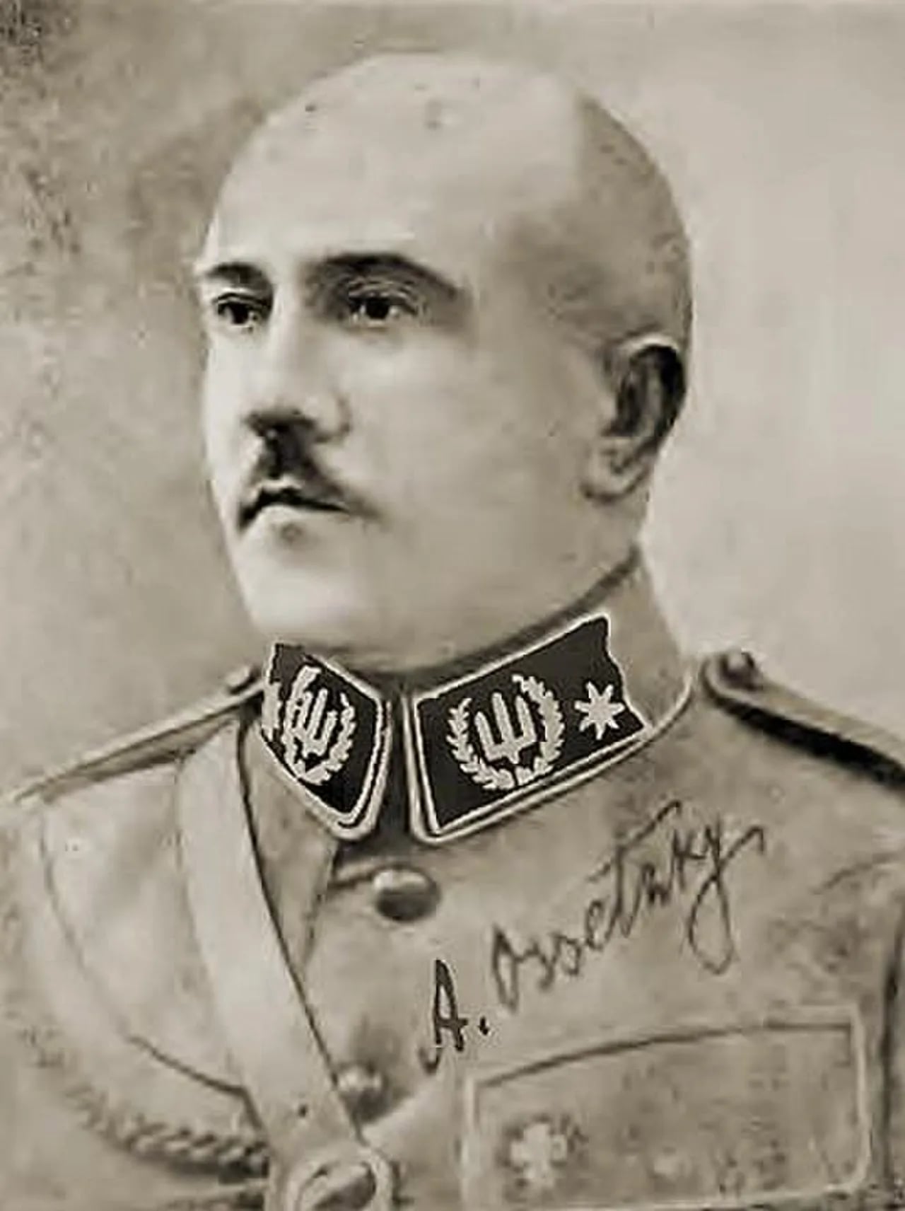 Porträt von Oleksandr Ossezkyj (1873–1937) – Gedenkseite