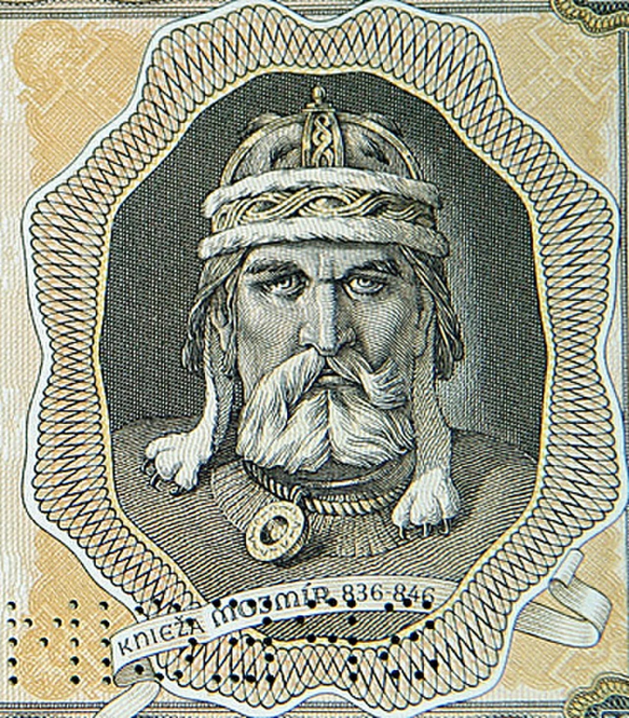 Portrait of Mojmír I. (795–846) – memorial page