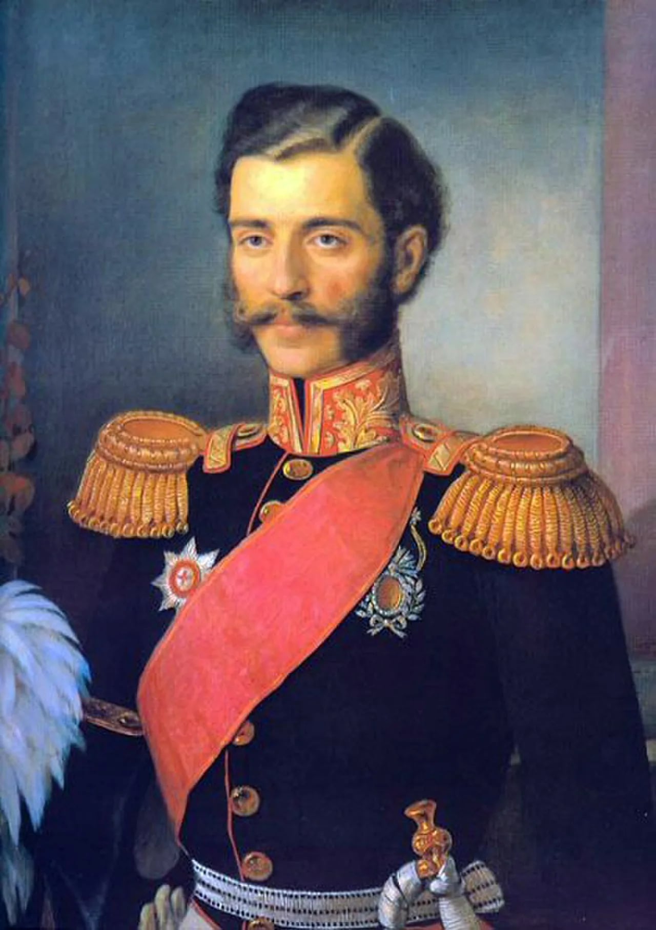 Porträt von Mihailo Obrenović (1823–1868) – Gedenkseite
