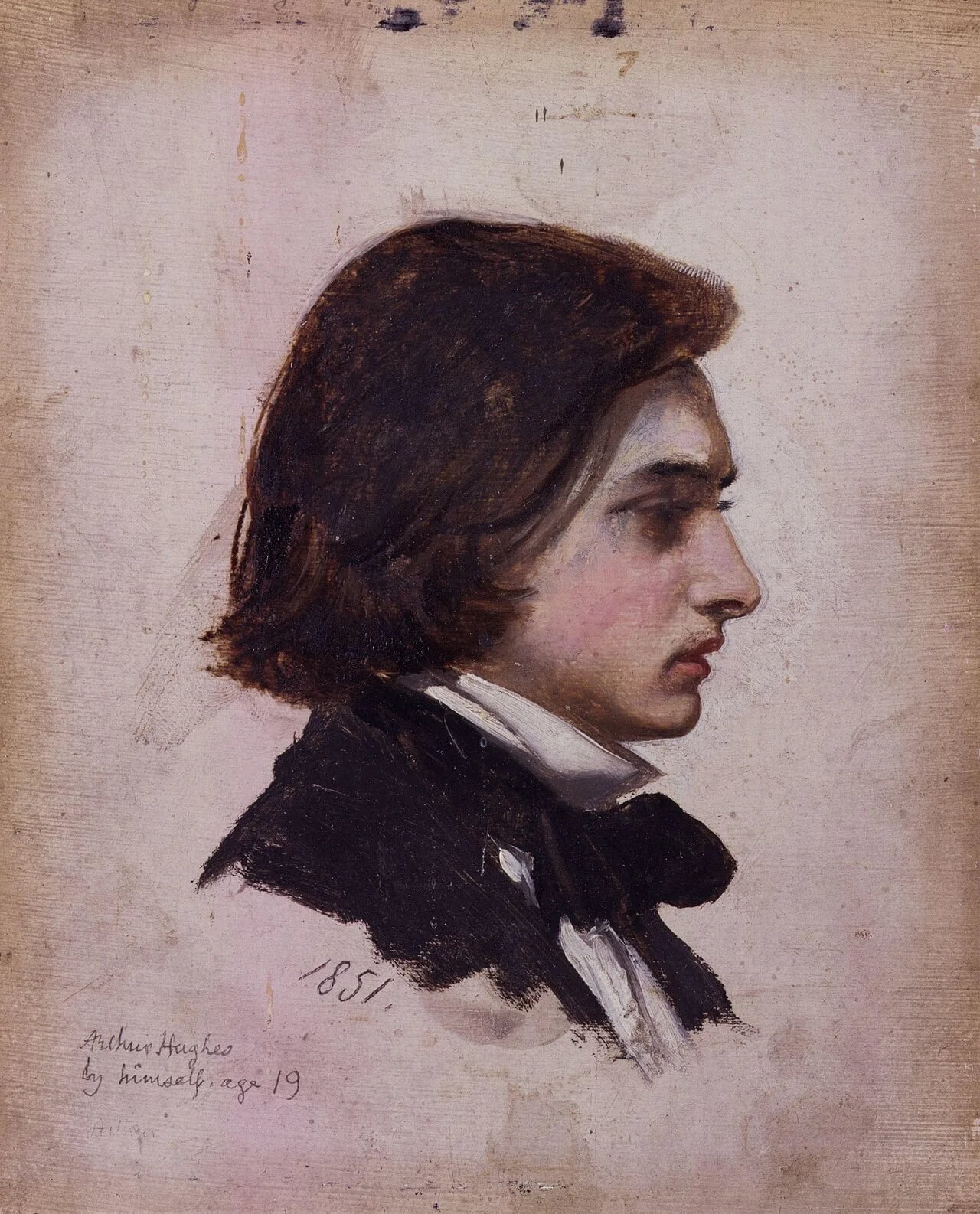 Portrait of Arthur Hughes (1832–1915) – memorial page