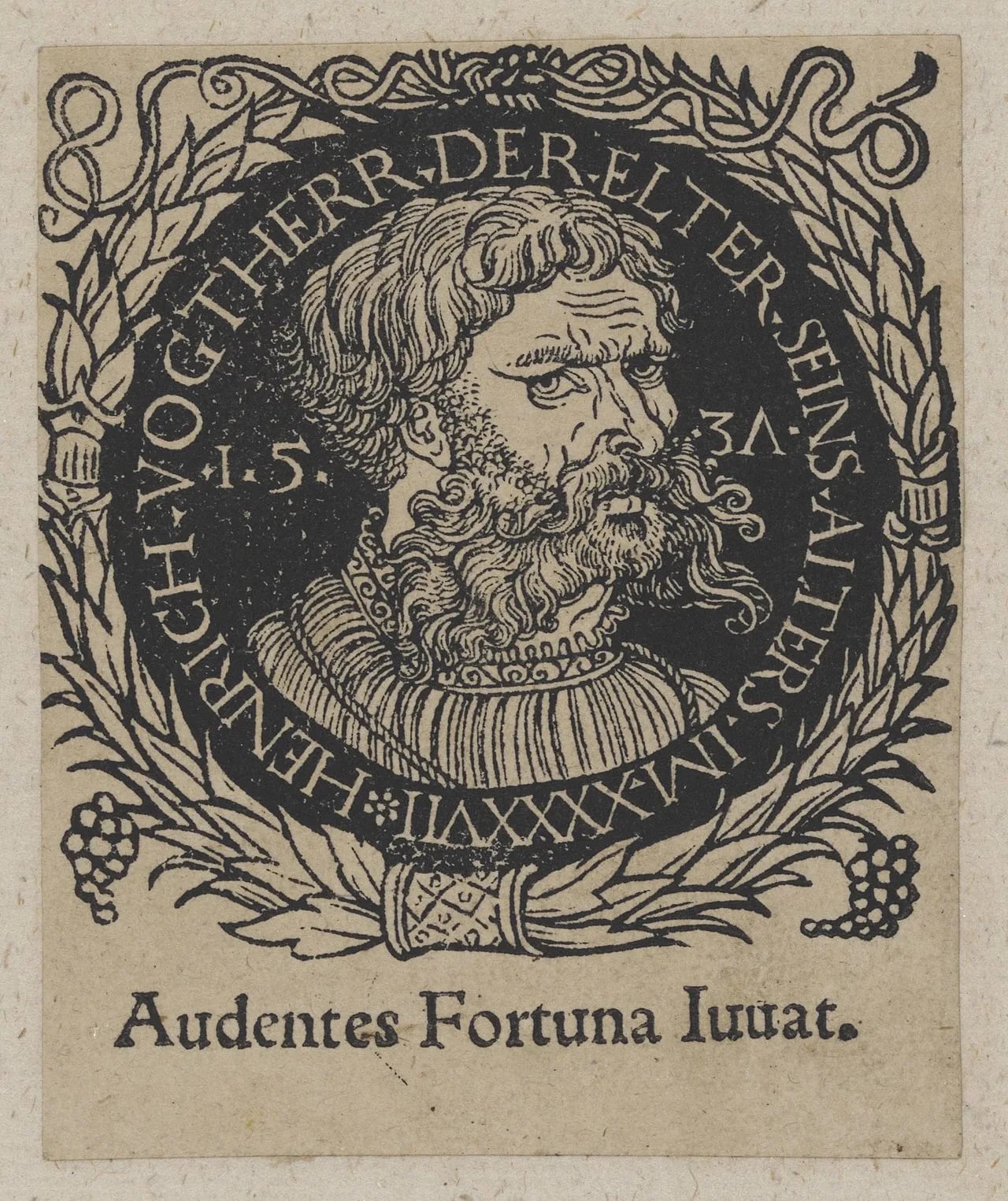 Porträt von Heinrich Vogtherr der Ältere (1490–1556) – Gedenkseite