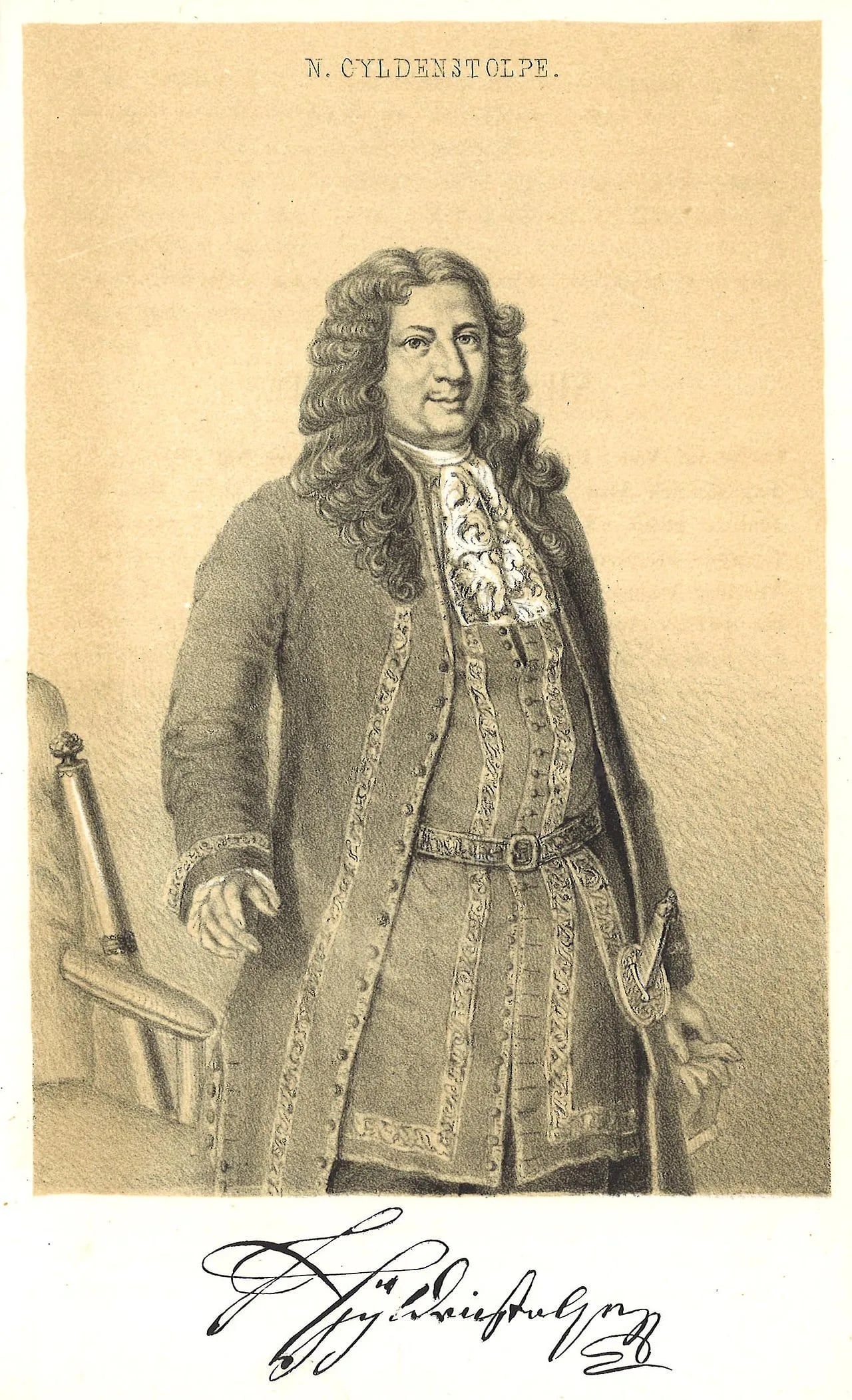 Portrait of Nils Gyldenstolpe (1642–1709) – memorial page